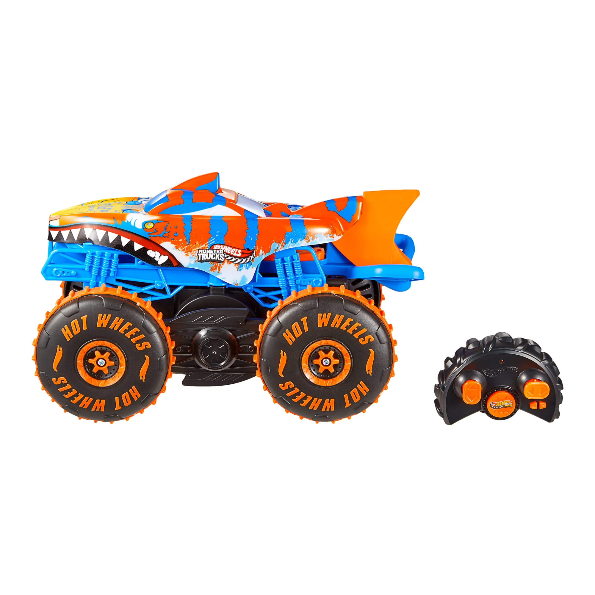 Hot Wheels Monster Trucks Vehículo a Control Remoto Tiger Shark Escalador - Image 5