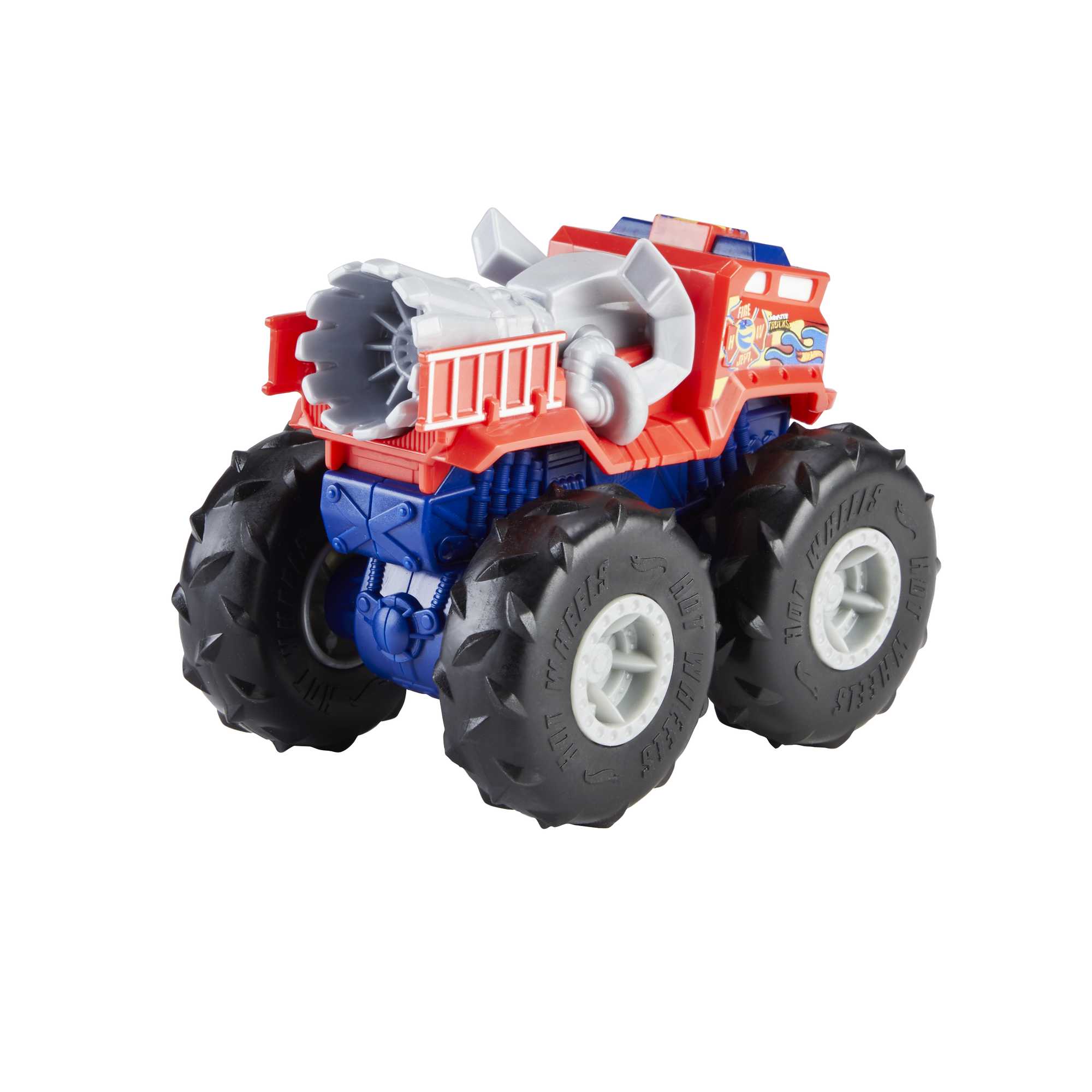 Hot Wheels Monster Trucks Vehículo de Juguete 1:43 Llantas Todo Terreno 5 Alarm - Image 3
