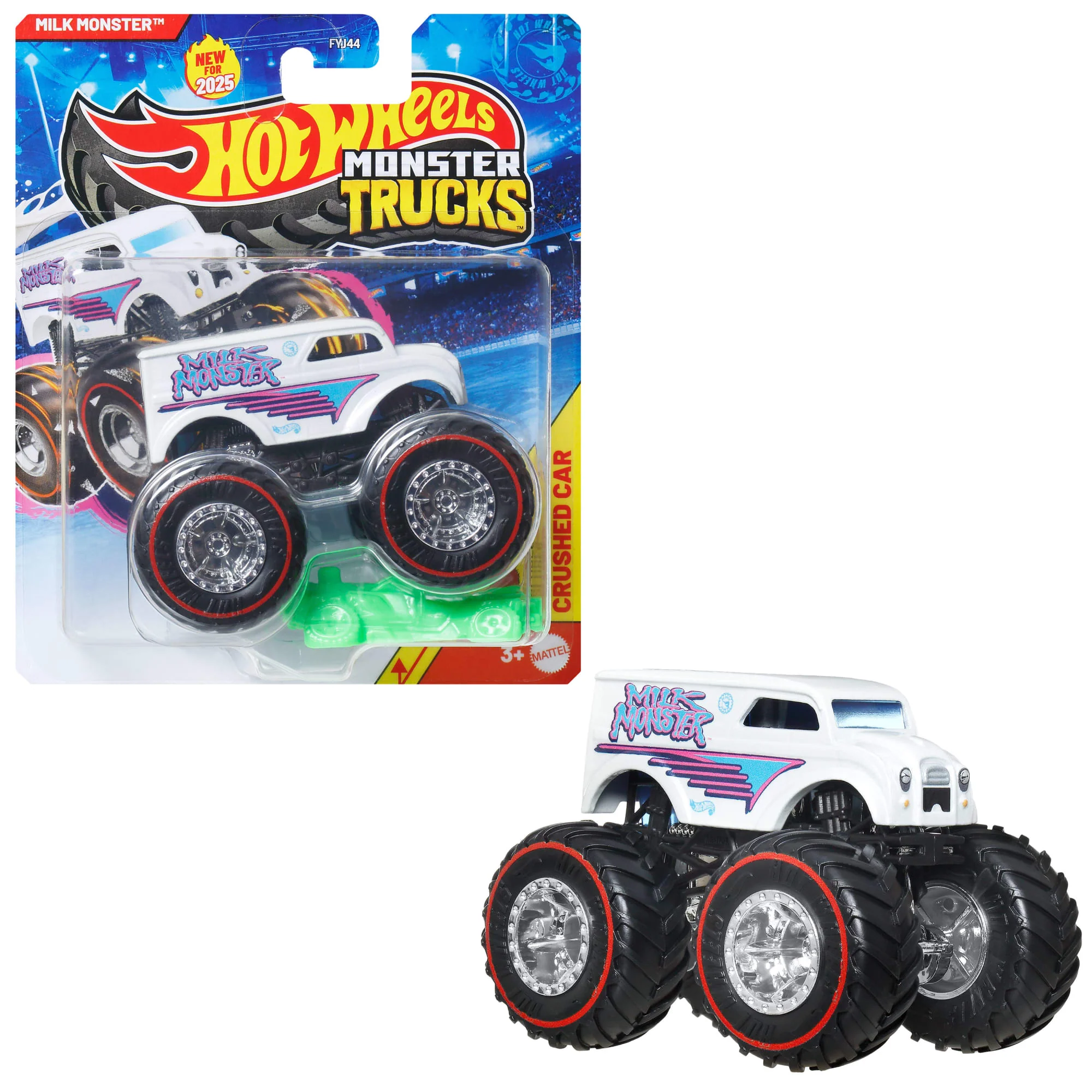 Hot Wheels Monster Trucks Veículo de Brinquedo Carro Surpresa Escala 1:64 - Image 6