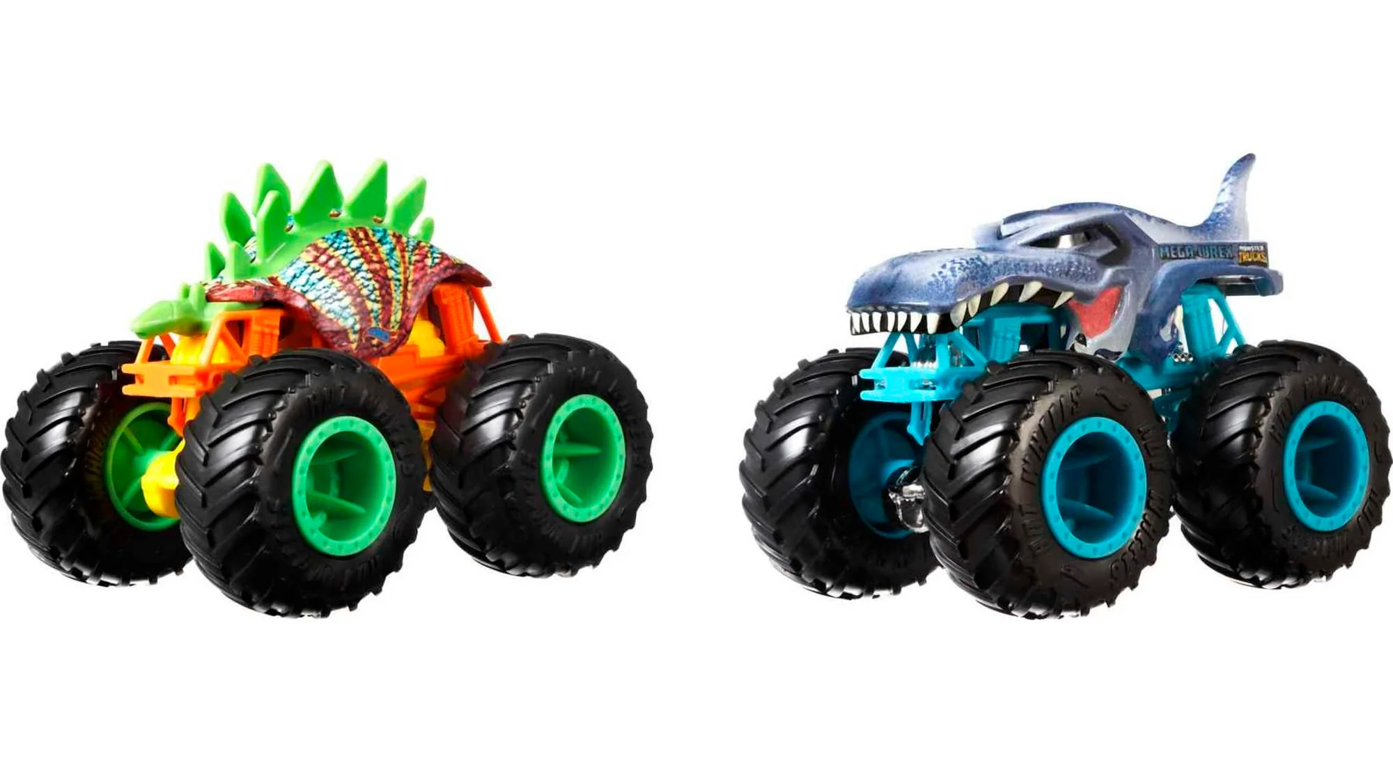 Hot Wheels Monster Trucks Veículo de Brinquedo Pacote Surpresa 2 Carros Escala 1:64 - Image 6