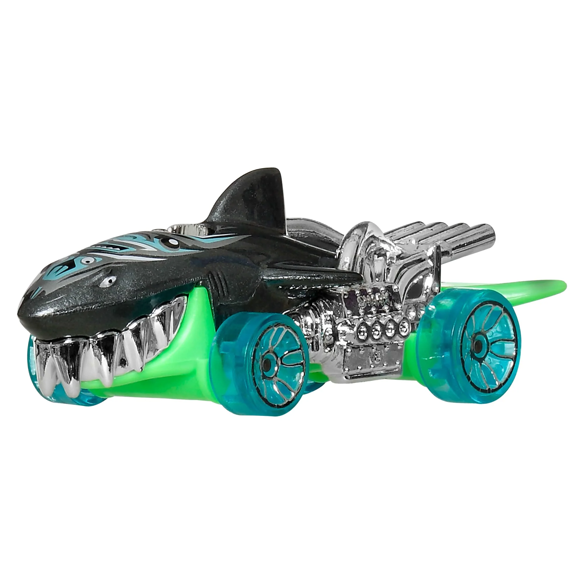 Hot Wheels Monster Trucks Veículo de Brinquedo Tubarões vs. Dinossauros Pacote de Carros - Image 3