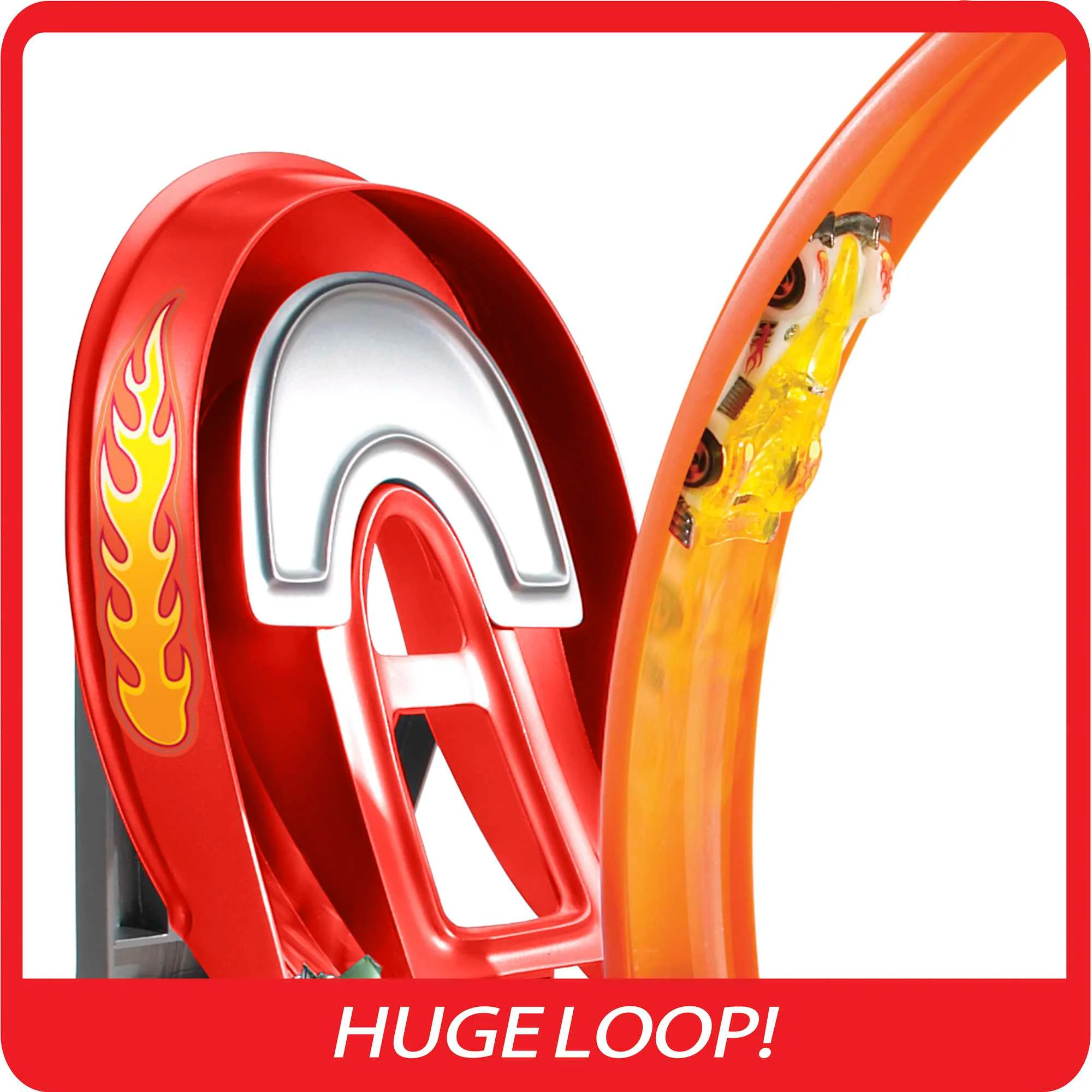 Hot Wheels Action Power Shift Motorized Raceway Track Set, Includes 5 Cars In 1:64 Scale - Image 4