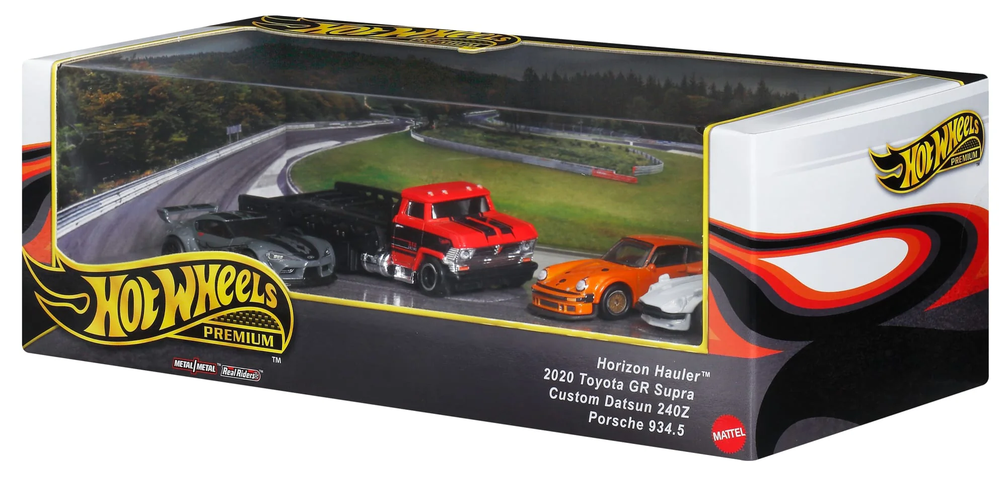 Hot Wheels  Premium  Coffrets Présentation  3Véhicules +1Camion - Image 2