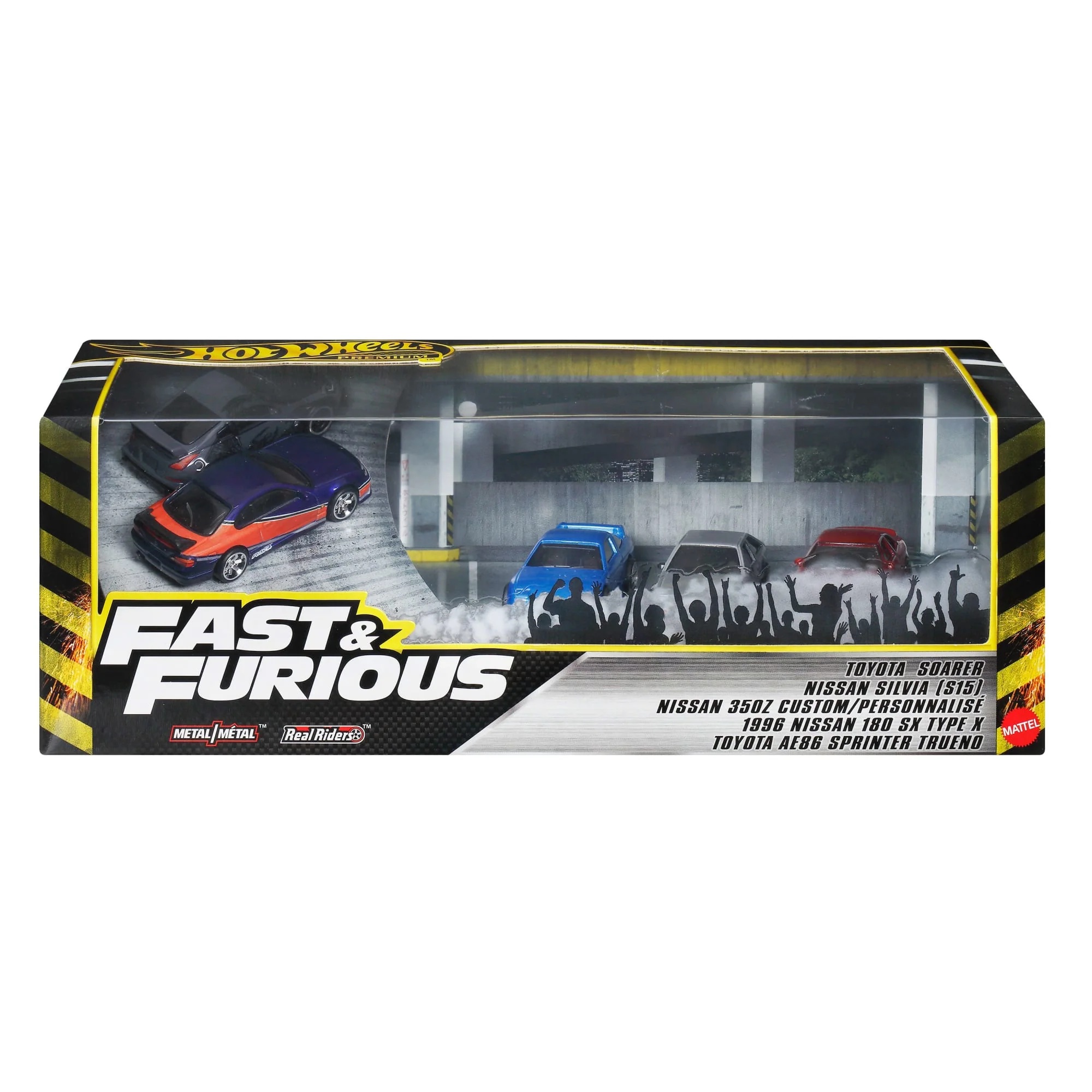 Hot Wheels Cars, Premium Fast & Furious Tokyo Drift Bundle Of 5 1:64 Scale Die-Cast Vehicles - Image 6