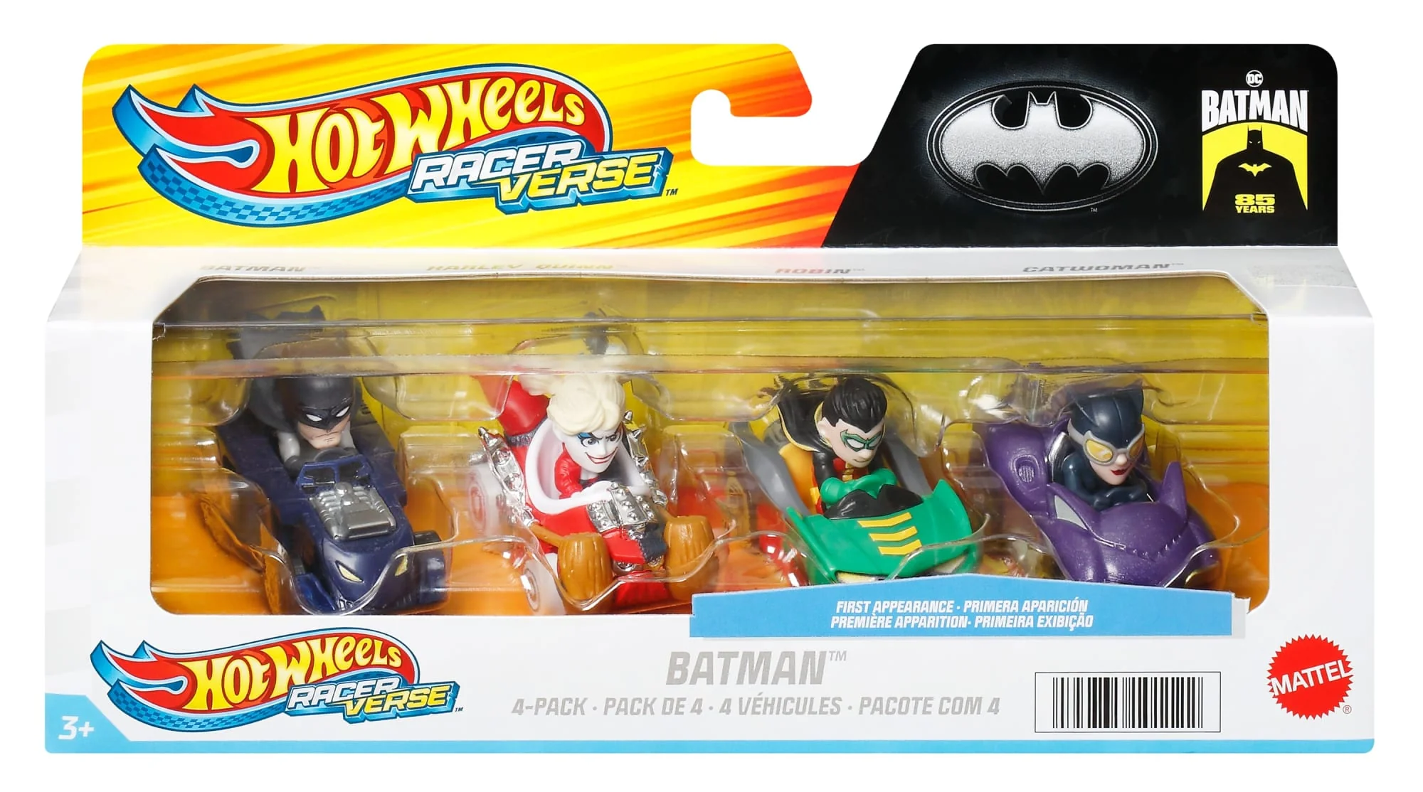 Hot Wheels  Racerverse  Coffret de 4Véhicules  Métal  Culture Pop - Image 6