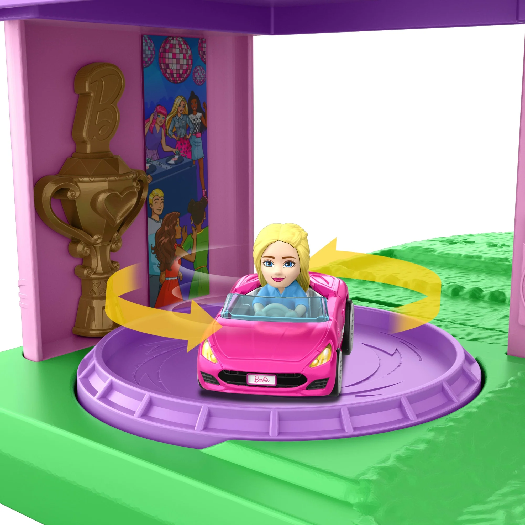 Hot Wheels  Racerverse  Coffret Piste  Course Spirale Barbie - Image 4