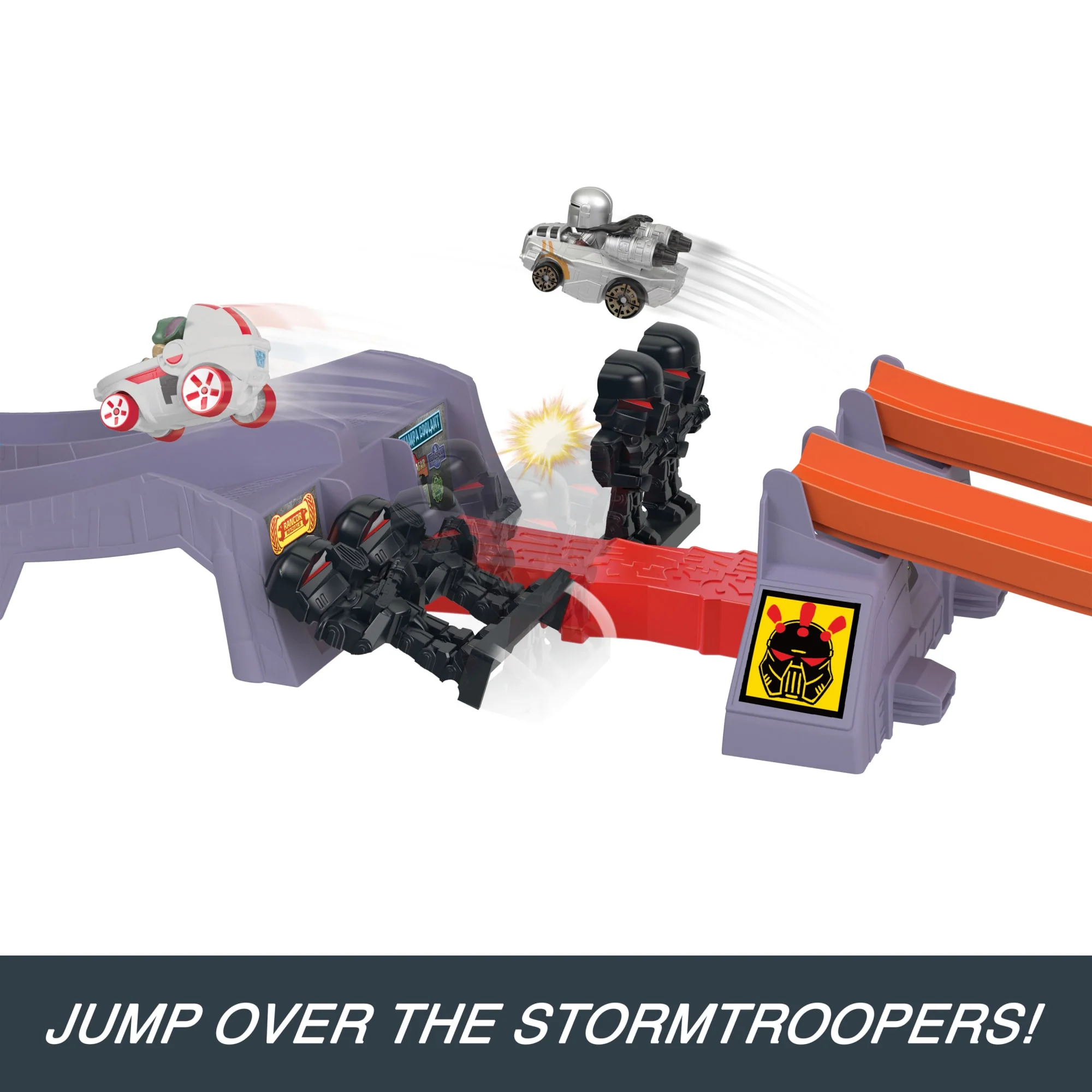 Hot Wheels Racerverse Star Wars Track Set With 2 Racers inspired By Star Wars: Grogu & The Mandalorian - Image 4