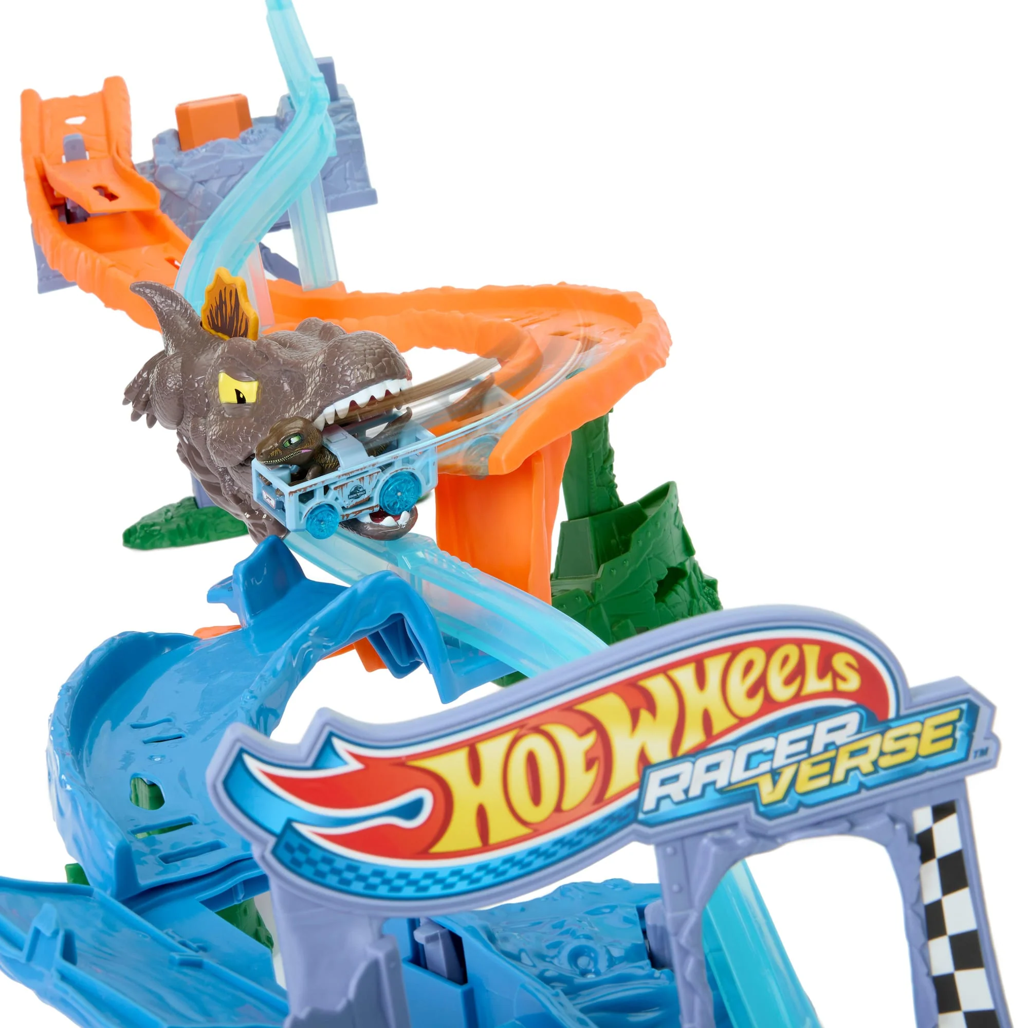 Hot Wheels RacerVerse Pista de Brinquedo Jurassic World - Image 2