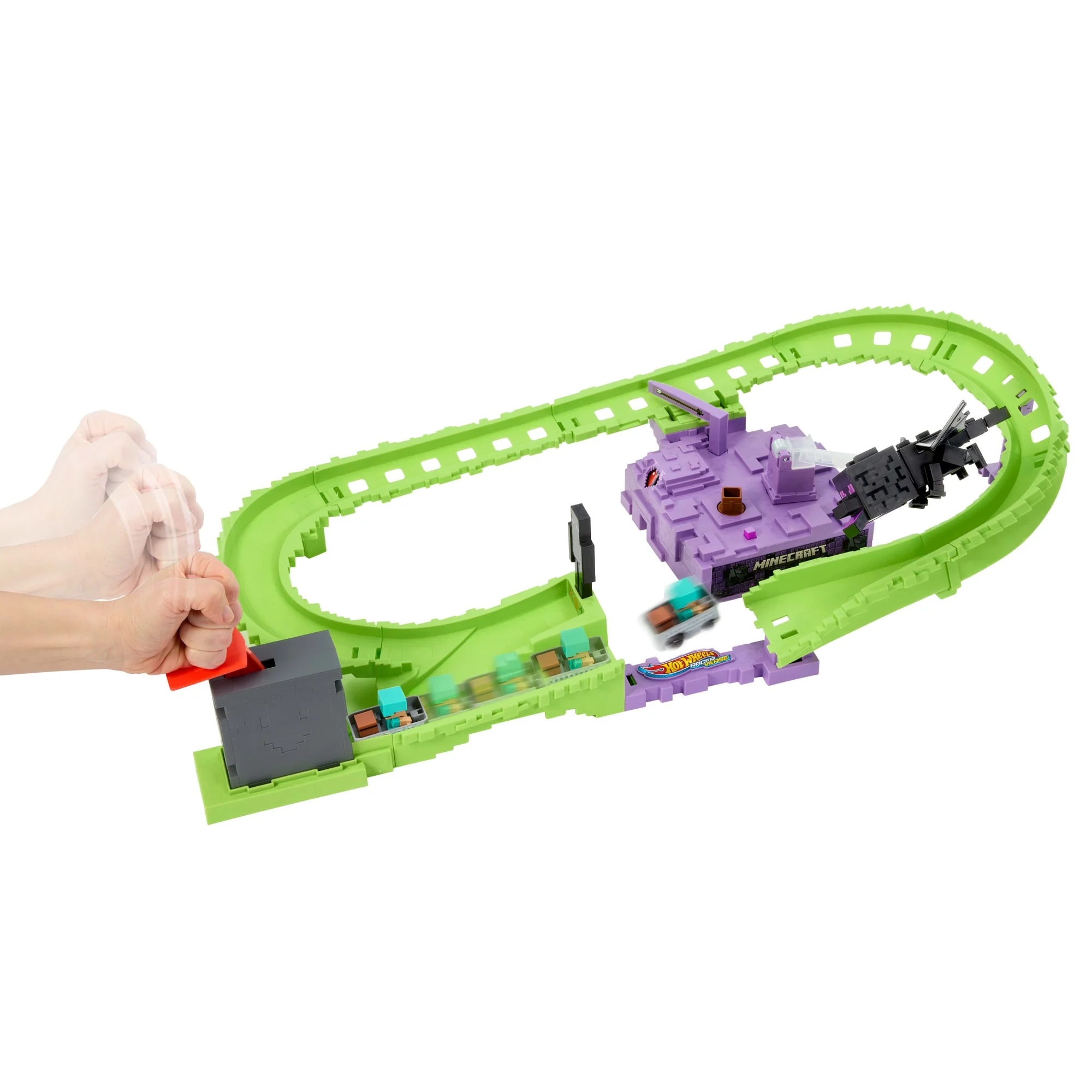 Hot Wheels RacerVerse Pista de Juguete Minecraft - Image 2