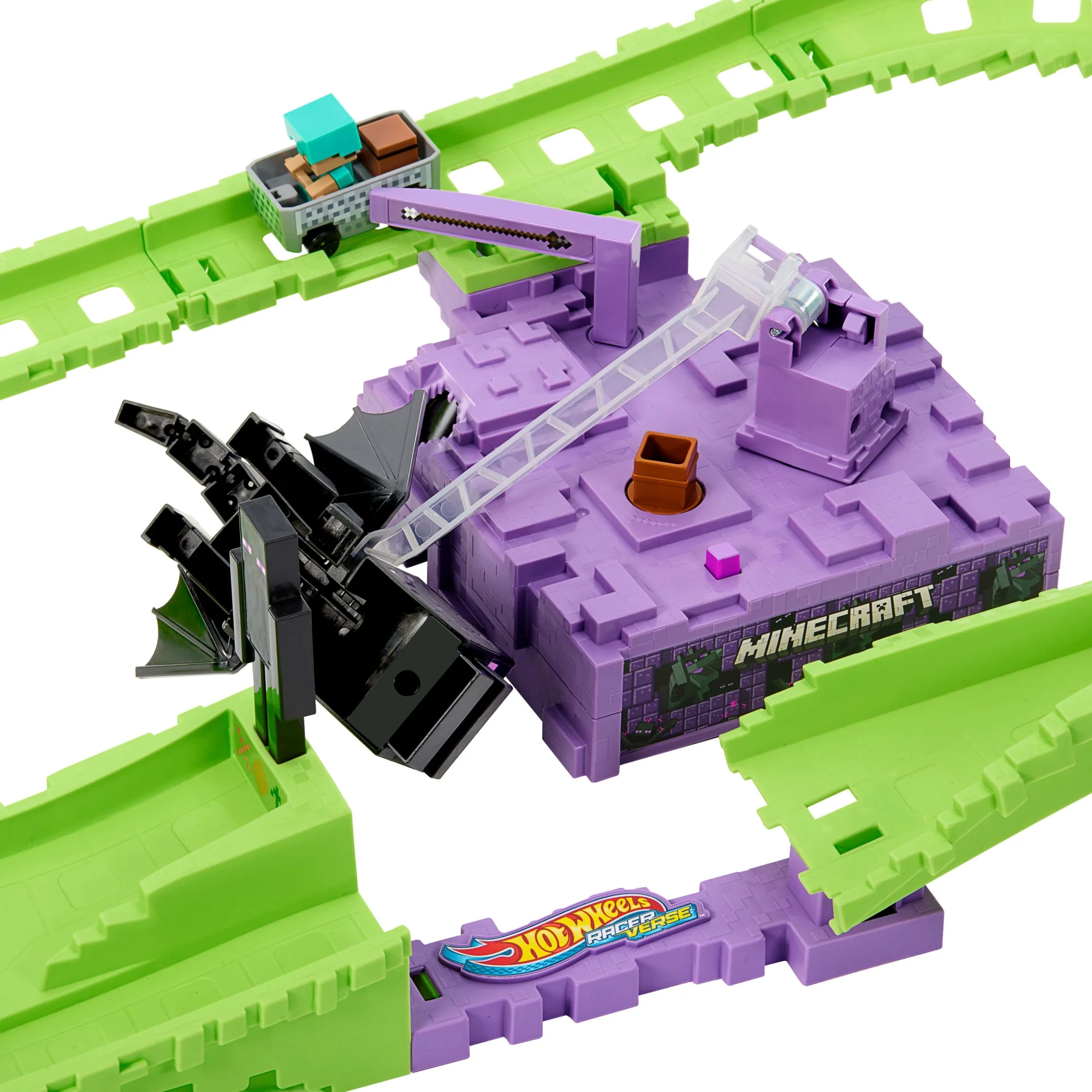 Hot Wheels RacerVerse Pista de Juguete Minecraft - Image 5
