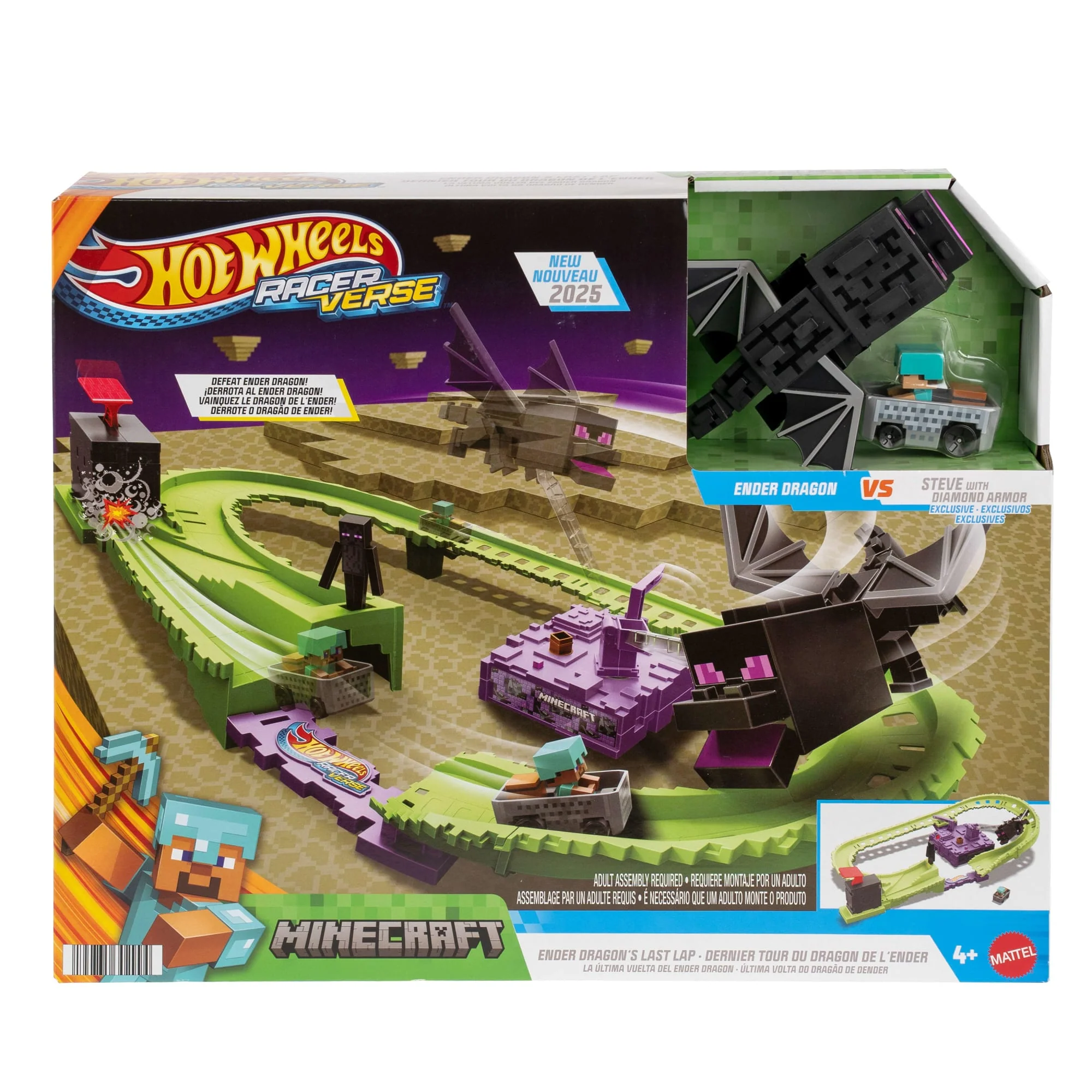 Hot Wheels RacerVerse Pista de Juguete Minecraft - Image 6