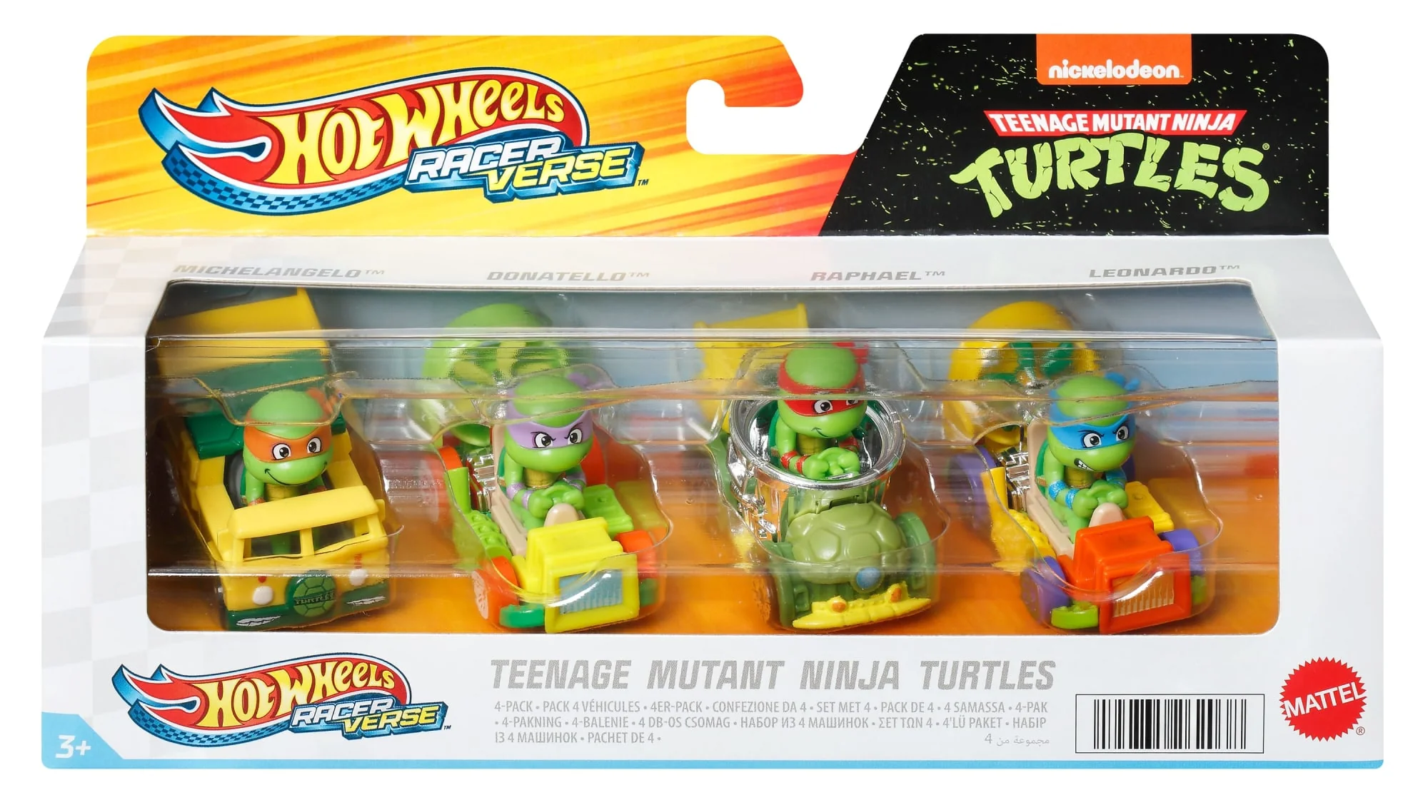 Hot Wheels Racerverse, Set Of 4 Die-Cast Hot Wheels Cars With Pop Culture Characters As Drivers - Image 6