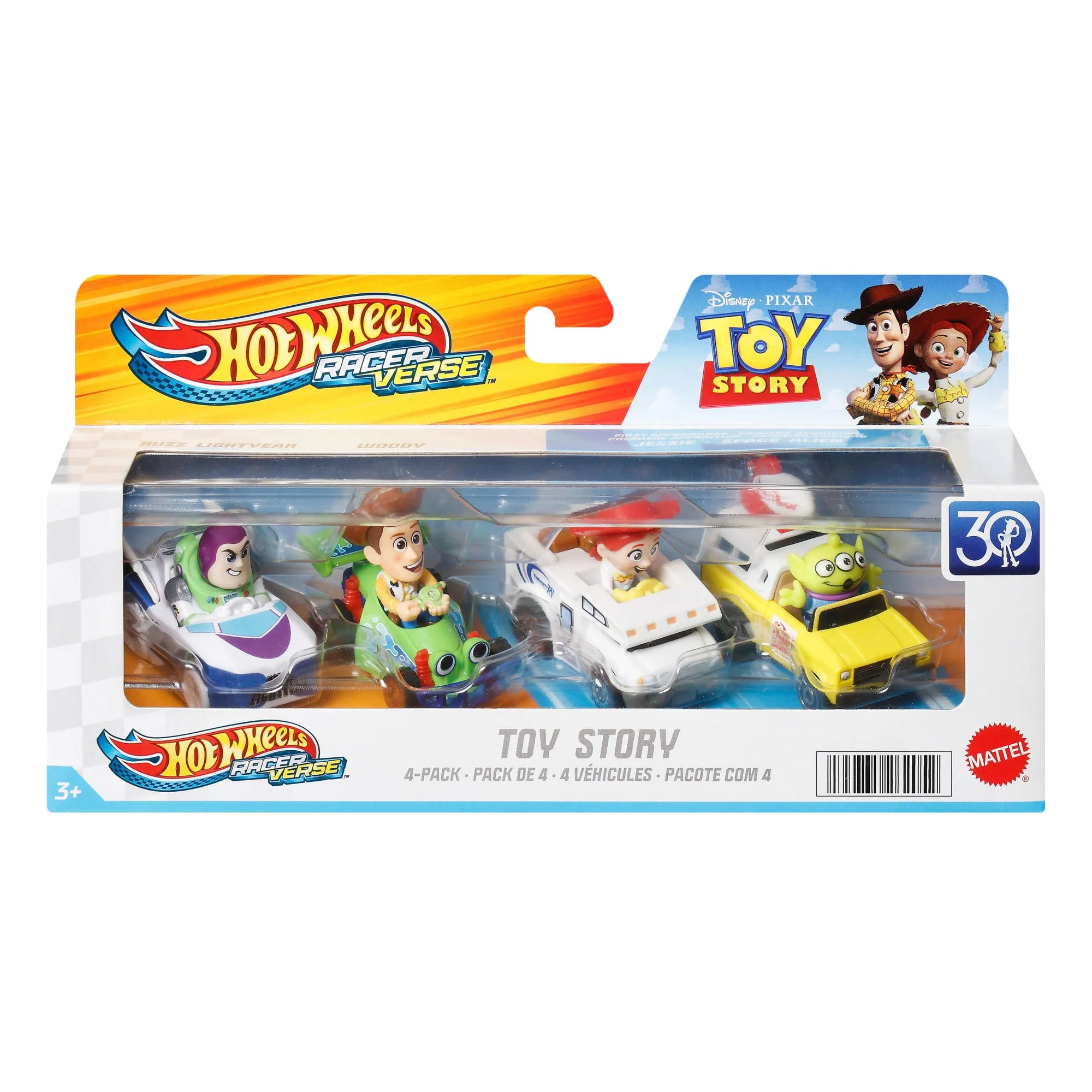 Hot Wheels Racerverse, Set Of 4 Die-Cast Hot Wheels Cars With Pop Culture Characters As Drivers - Image 6