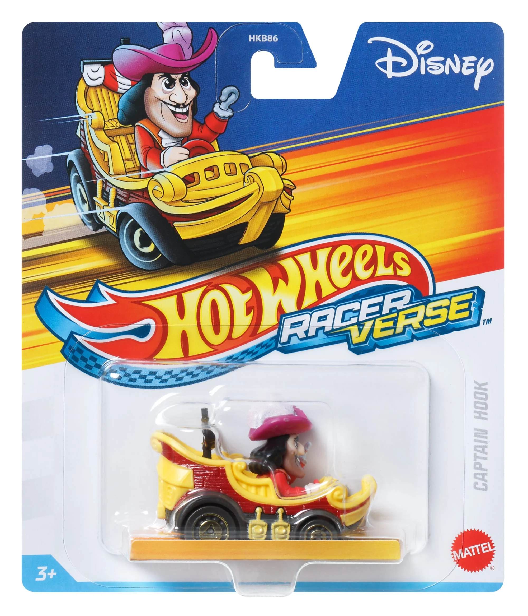 Hot Wheels RacerVerse Vehículo de Juguete Capitán Garfio - Image 6