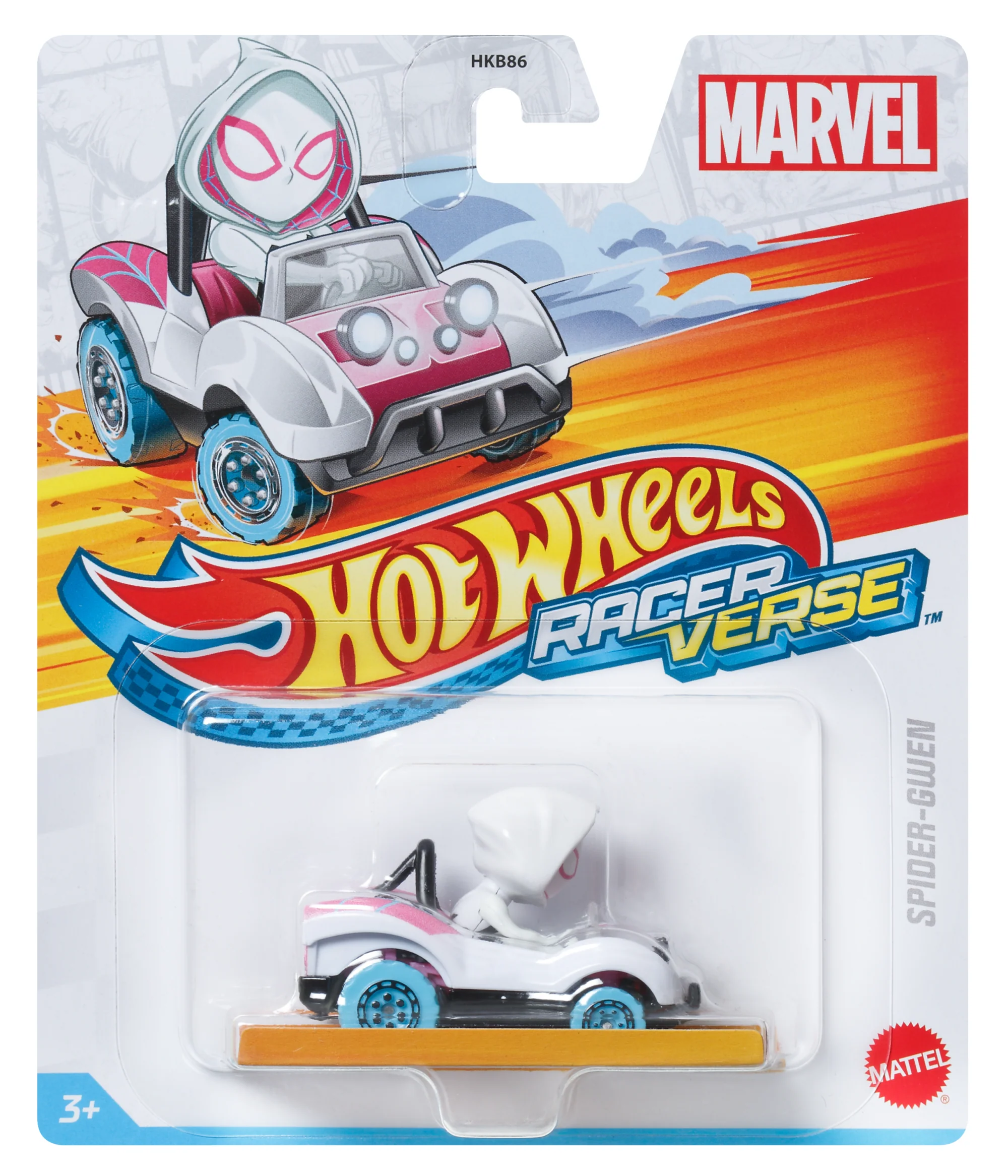 Hot Wheels RacerVerse Vehículo de Juguete Spider-Gwen - Image 5
