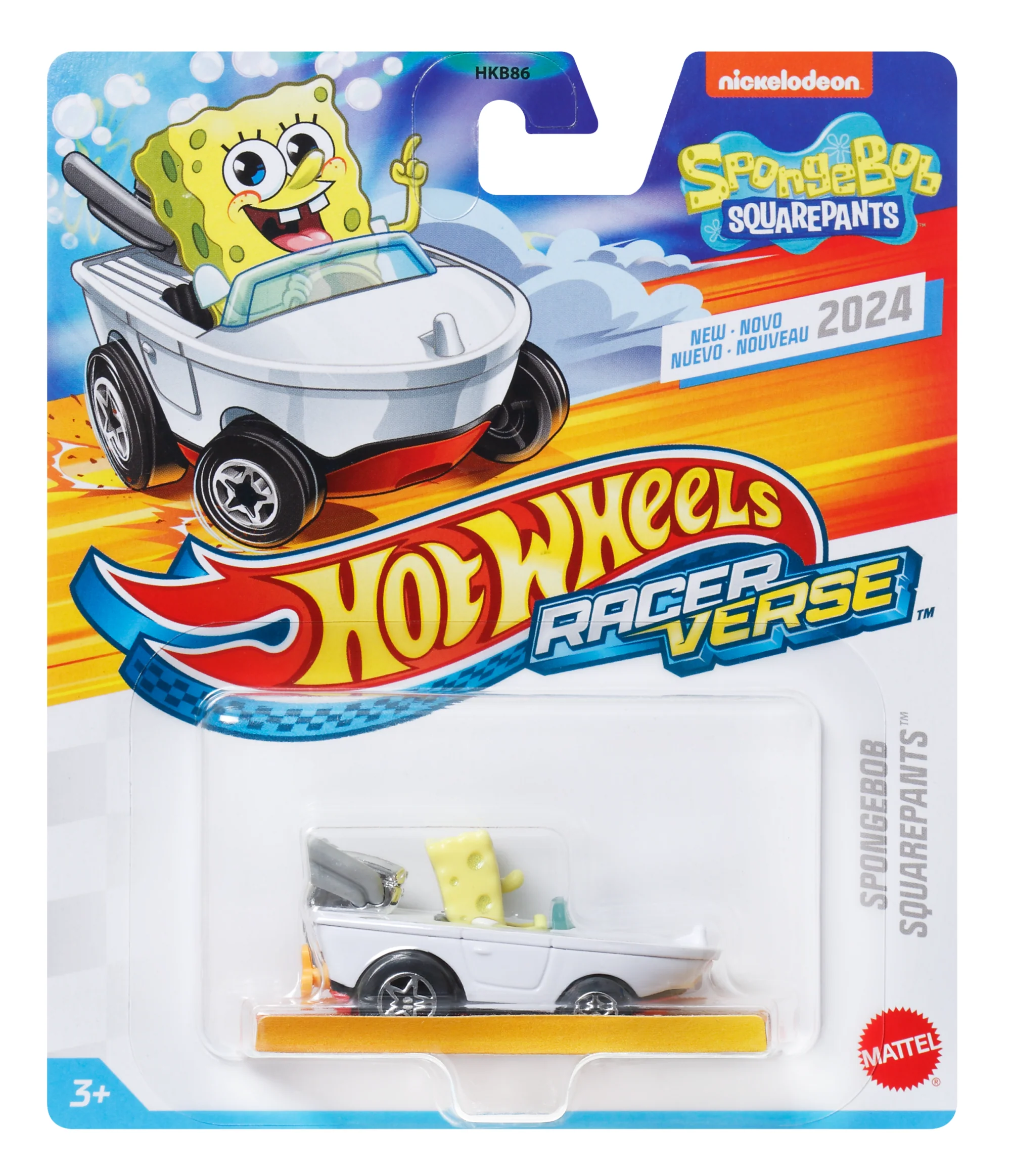 Hot Wheels RacerVerse Veículo de Brinquedo Bob Esponja - Image 5