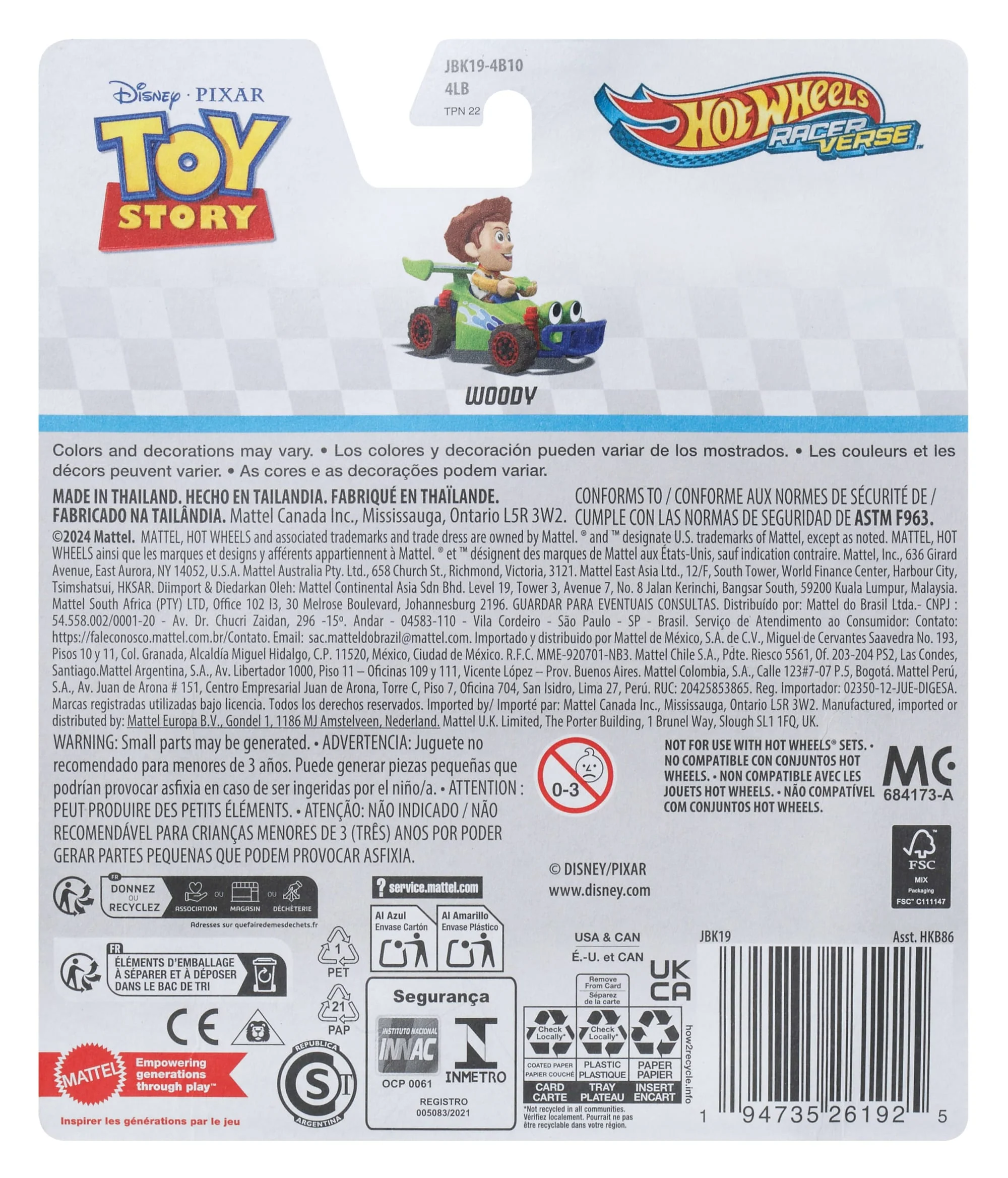 Hot Wheels RacerVerse Veículo de Brinquedo Woody - Image 2