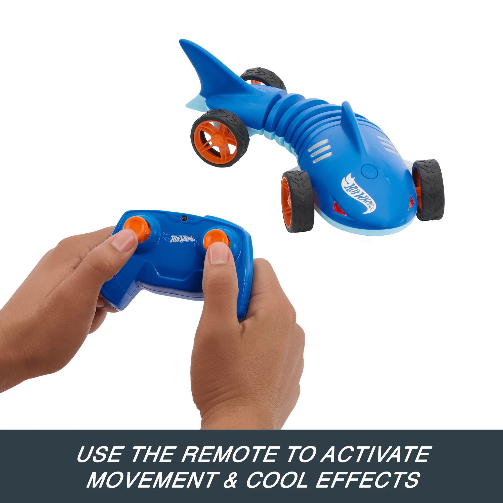 Hot Wheels RC 1:15 Scale Shark Speeder, Battery-Powered Remote-Control Vehicle - Image 4