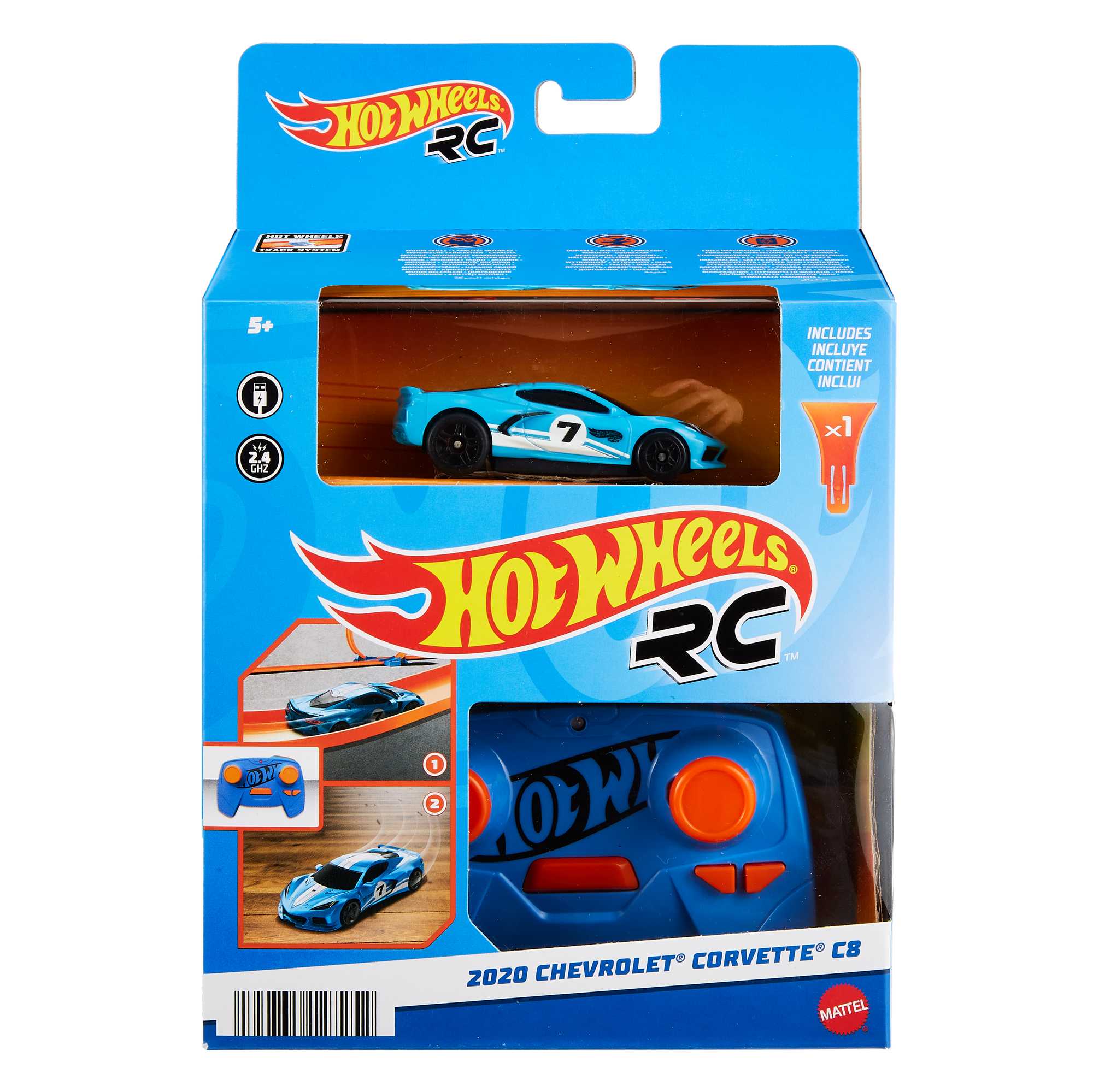 Hot Wheels RC 1:64 Scale Corvette C8 - Image 6