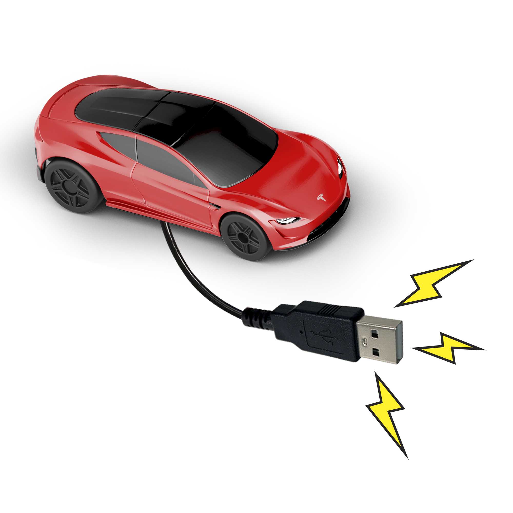 Hot Wheels RC 1:64 Scale Tesla Roadster, Remote-Control Toy Car For Kids - Image 3