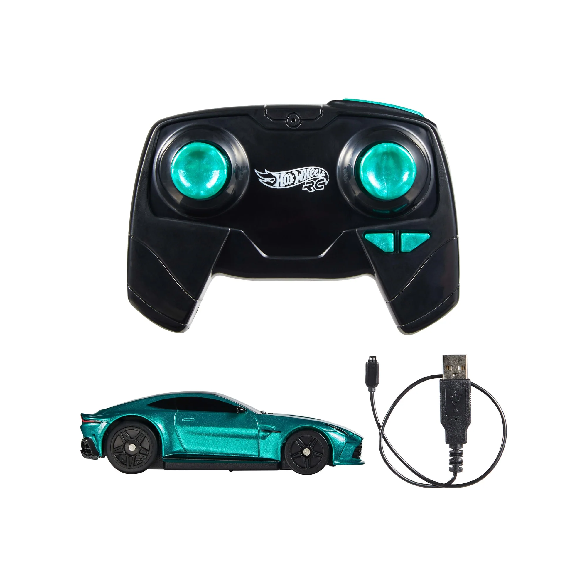 Hot Wheels RC 1:64 Scale Aston Martin Vantage Vehicle, Battery-Powered, Remote-Control Race Toy Car - Image 5