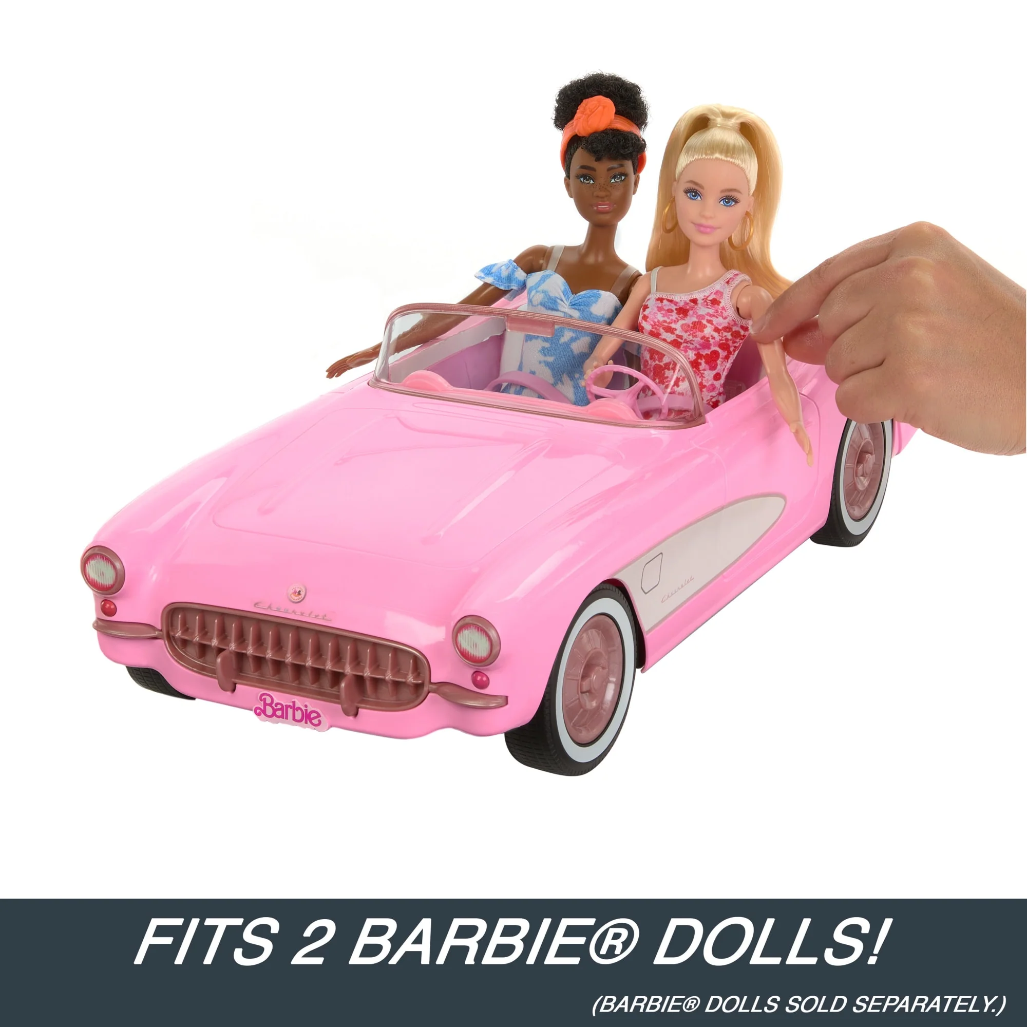 Hot Wheels RC Barbie Corvette, Remote Control Corvette From Barbie The Movie - Image 5