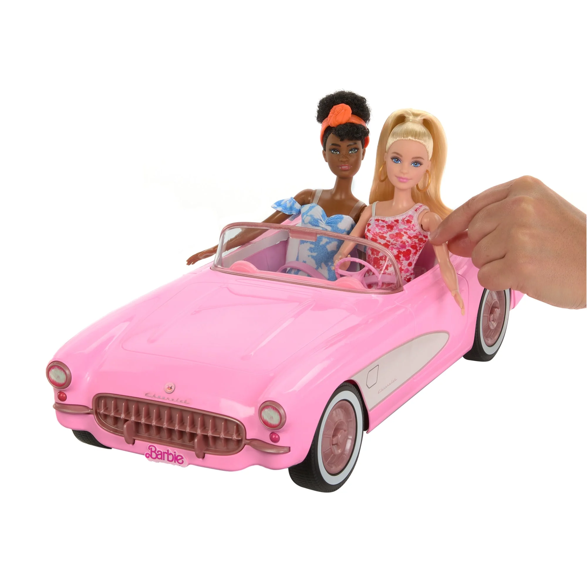 Hot Wheels Corvette Barbie Radiocommandée - Tirée du Film Barbie - Image 5