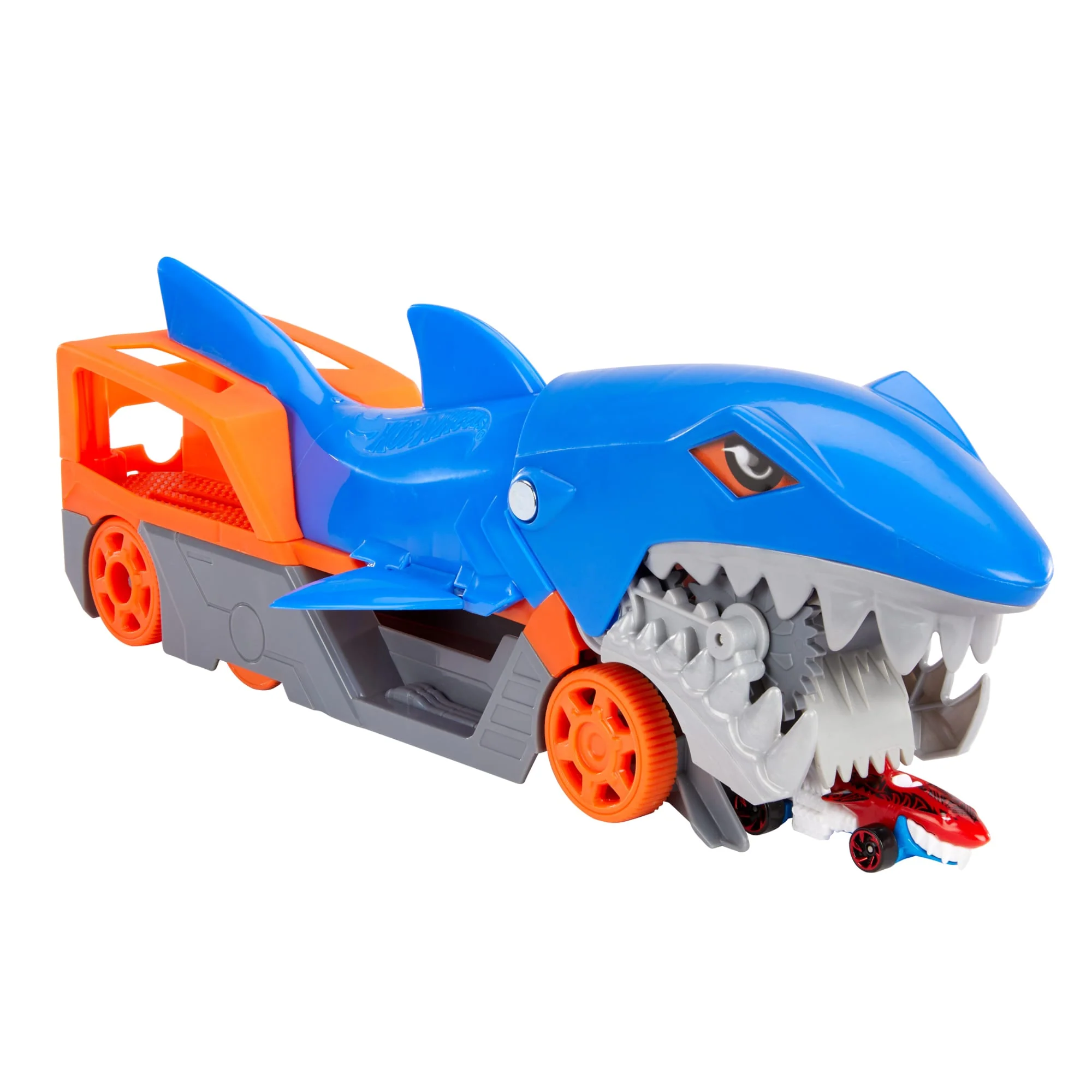 Hot Wheels Shark Chomp Transporter Playset With One 1:64 Scale Car For Kids 4 To 8 Years Old - Image 6