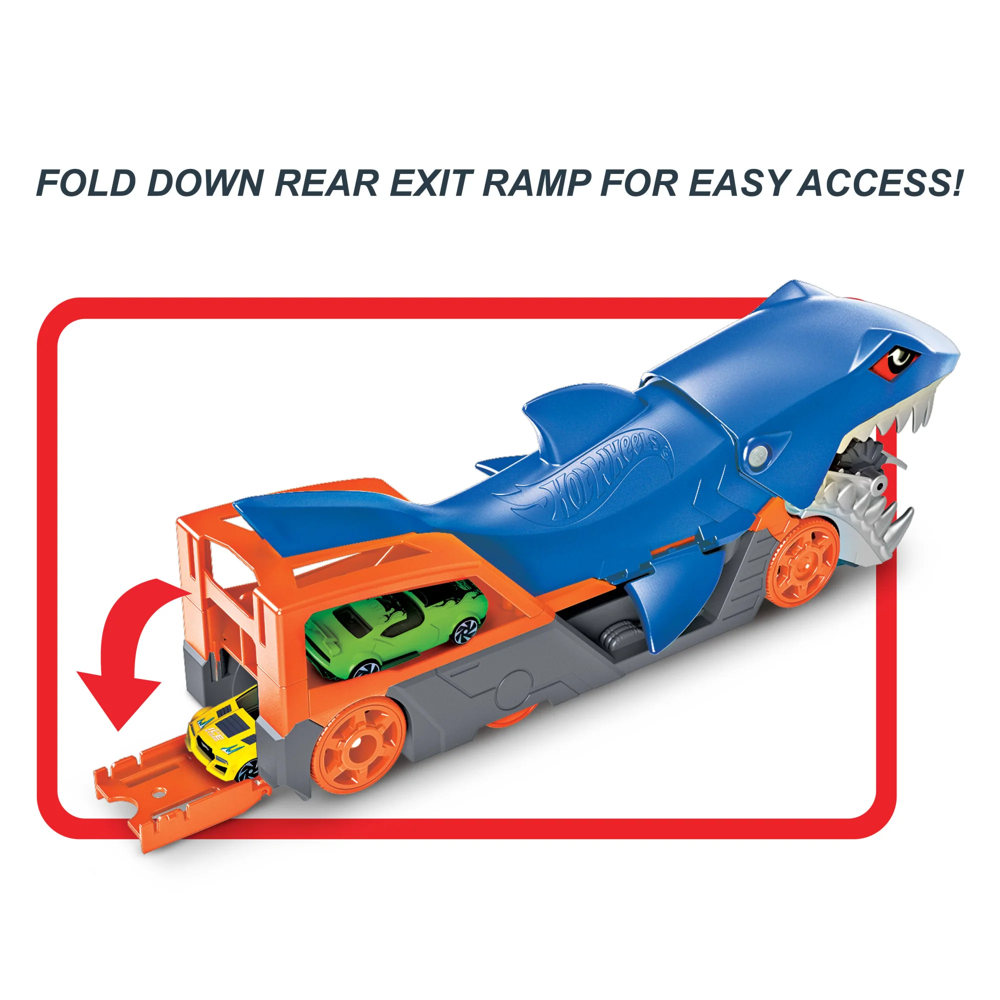 Hot Wheels Shark Chomp Transporter - Image 4