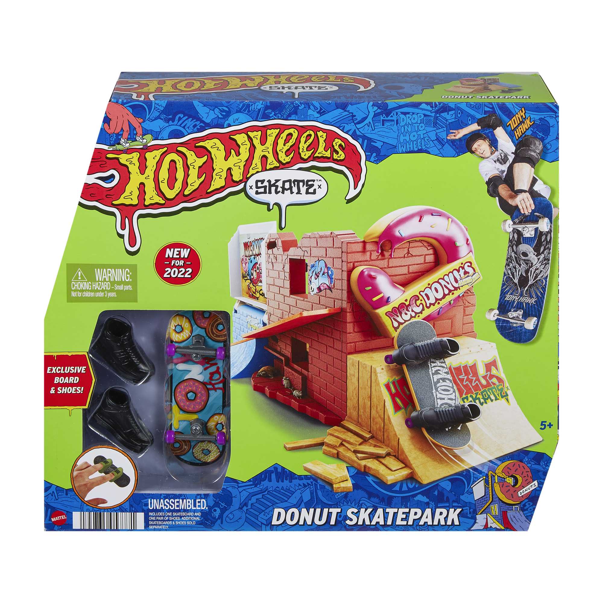 Hot Wheels Skate Coffret de Jeu Planchodrome Beignerie - Image 6