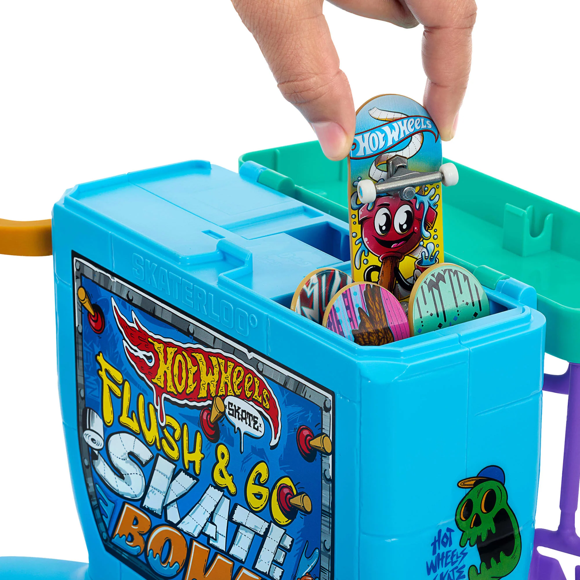 Hotwheels Skate-Tirez La Chasse: C’Est Parti!-Coffret Fingerboard - Image 4