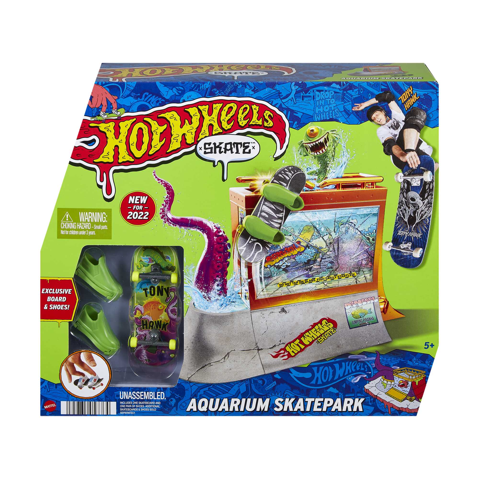 Hot Wheels Skate Pista de Brinquedo Set Aquário - Image 6