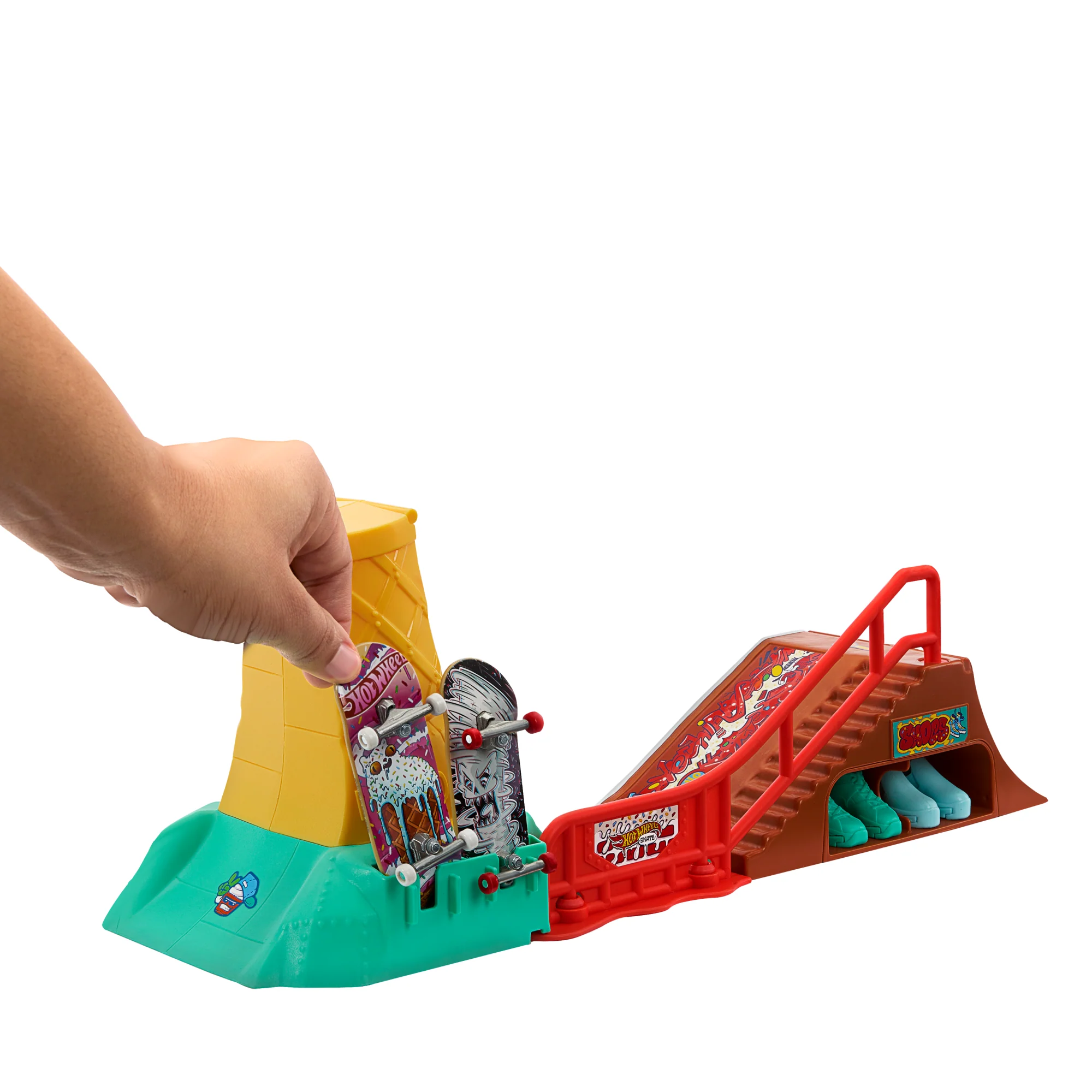 Hot Wheels Skate Pista de Juguete Set de Helado - Image 4