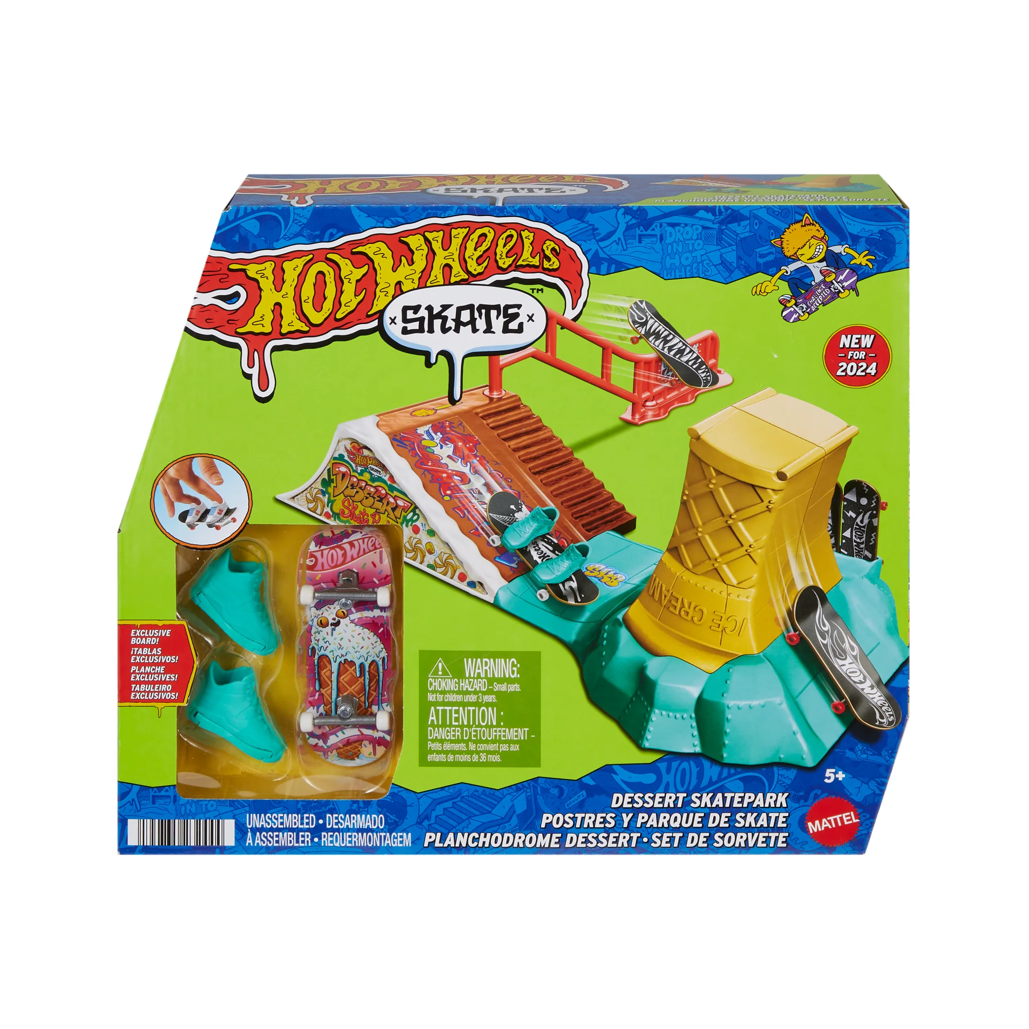 Hot Wheels Skate Pista de Juguete Set de Helado - Image 5