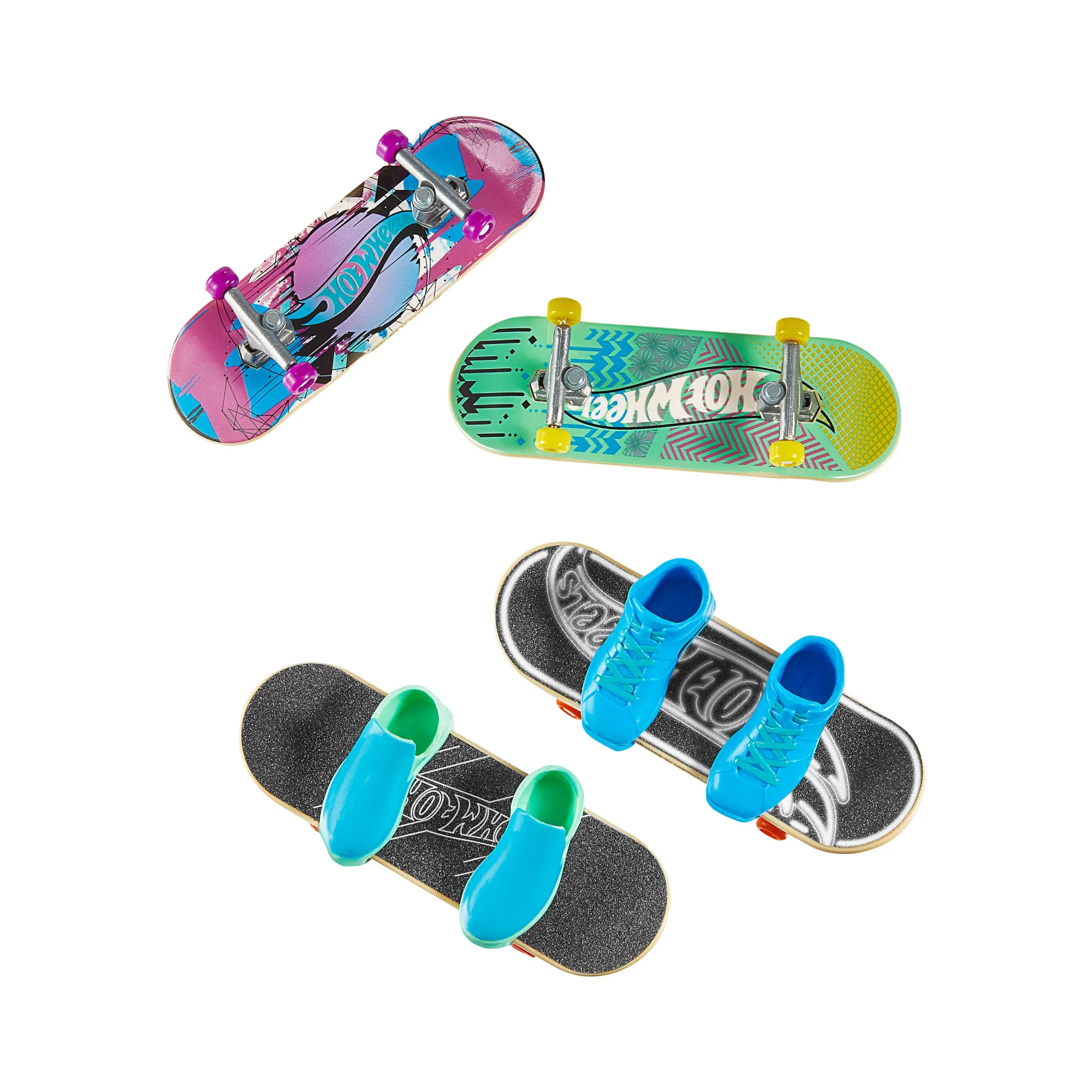 Hot Wheels Skate Vehículo de Juguete Paquete de Patinetas Experiencia Épica con Tenis - Image 3