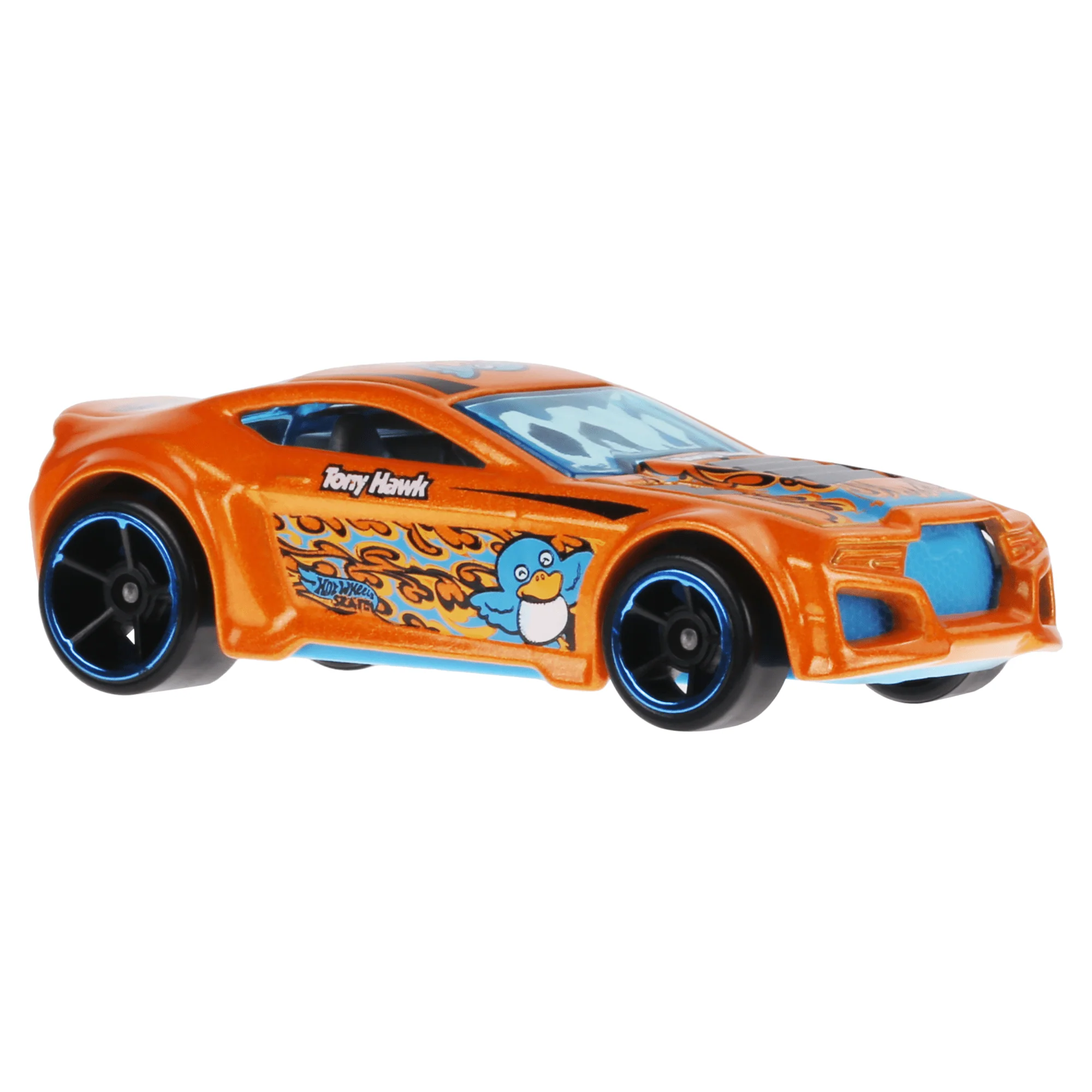 Hot Wheels Skate Vehículo de Juguete Patineta de Colección Pájaro Azul y Naranja con Diecast - Image 2