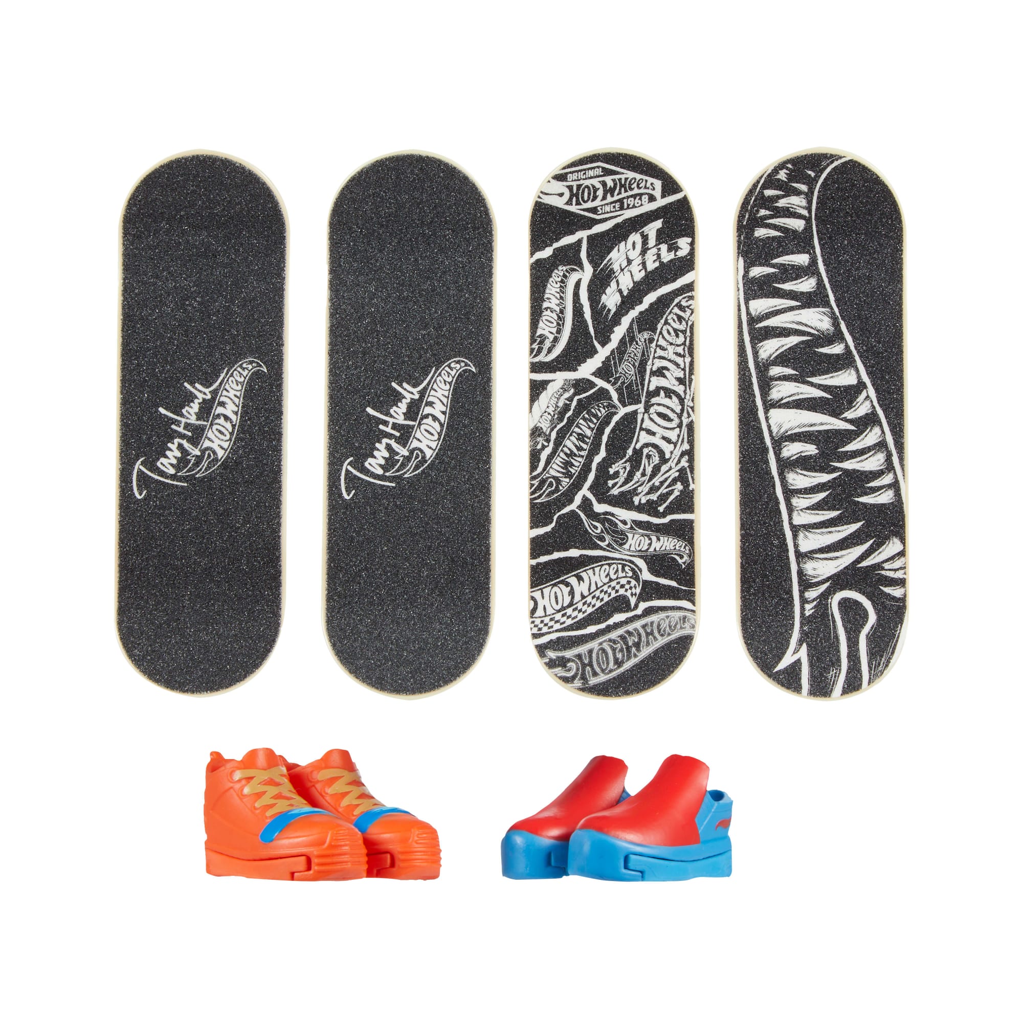 Hot Wheels Skate Veículo de Brinquedo Embalagem de Skates com Tênis Tony Hawk Pássaros - Image 4