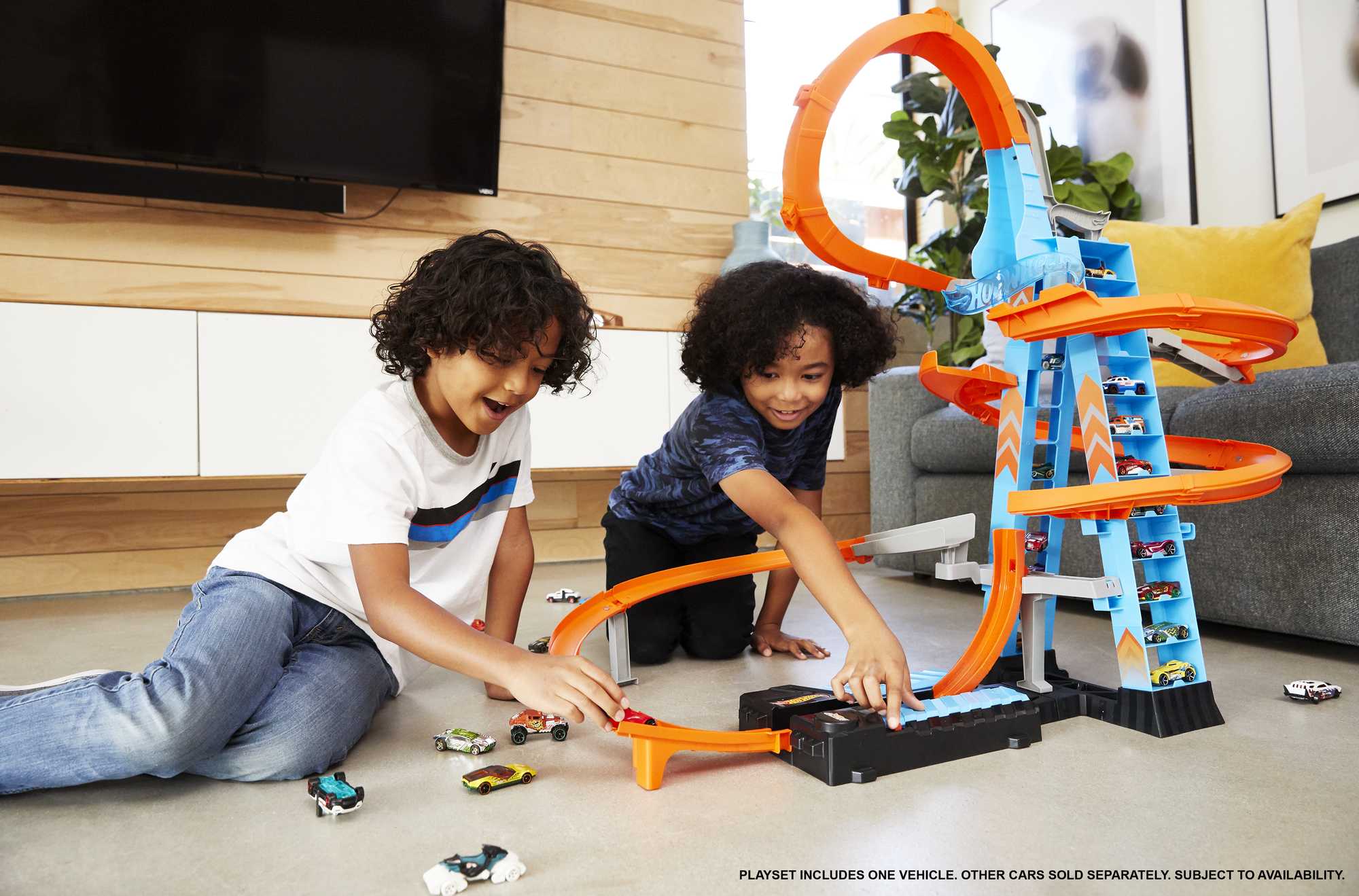 Hot Wheels Sky Crash Tower Track Set - Image 2