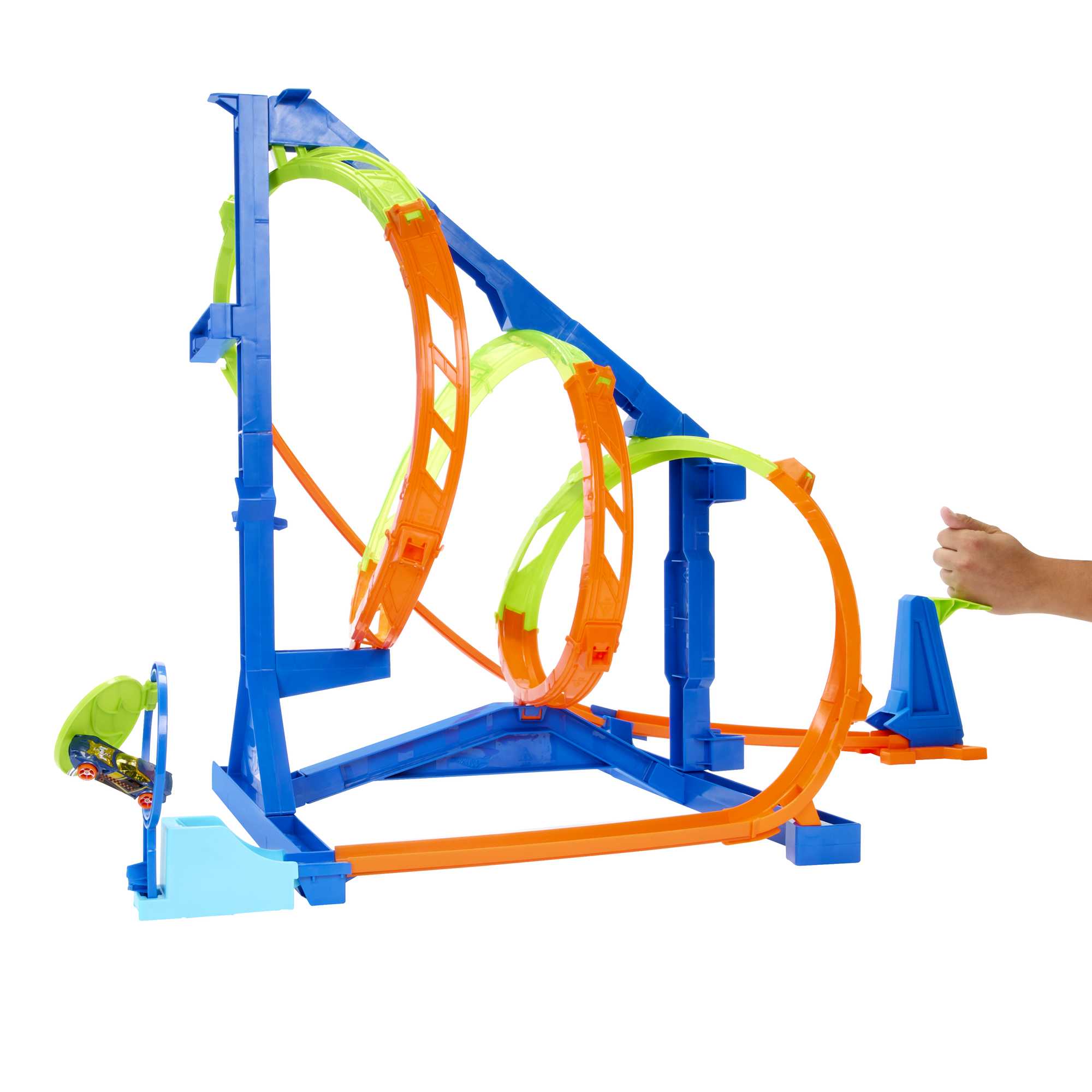 Hot Wheels-Spirale Infernale-Coffret 2 Défis, 1 Voiture Incluse - Image 2