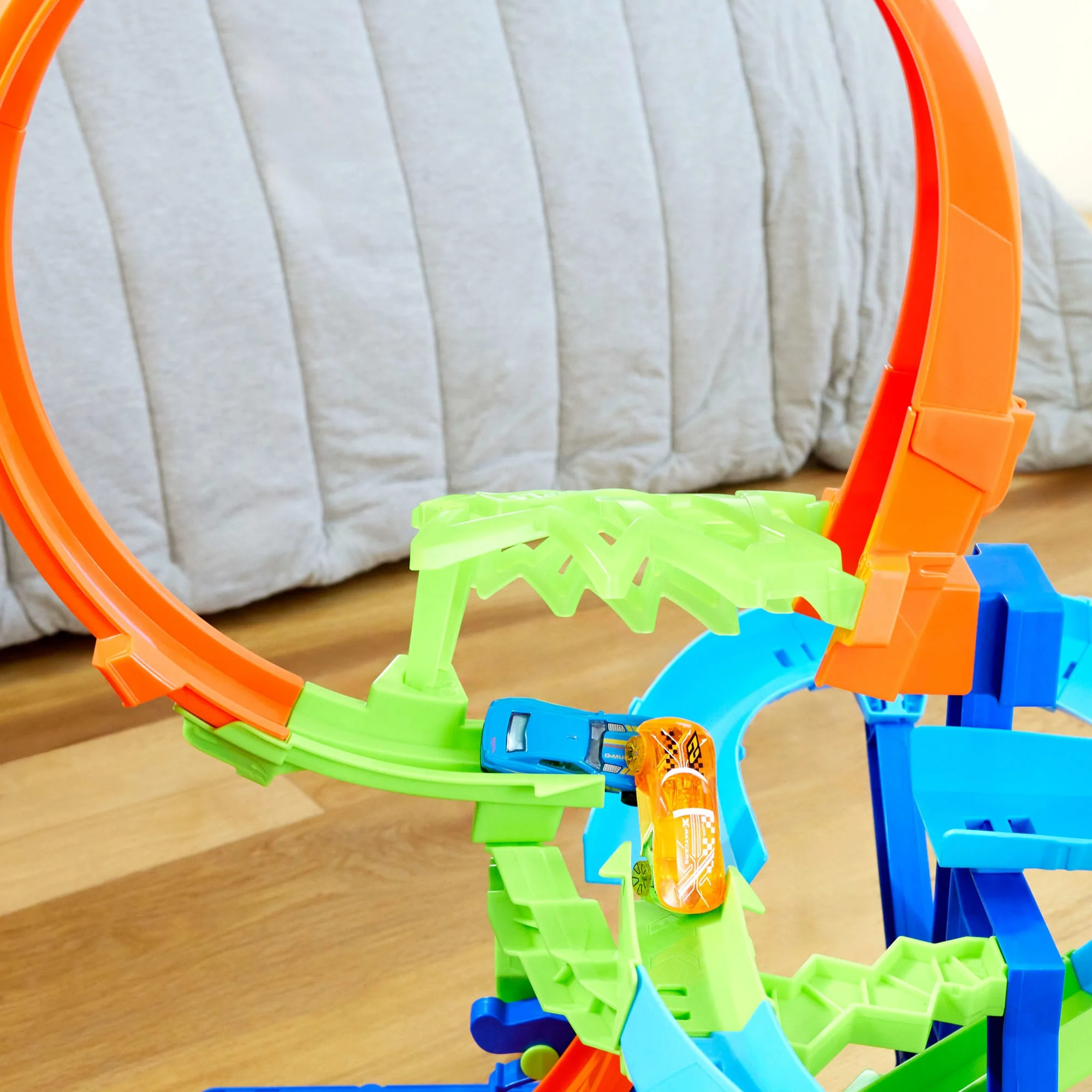 Hot Wheels Stunt Tracks Pista de Brinquedo Choque Multi-Aéreo - Image 3