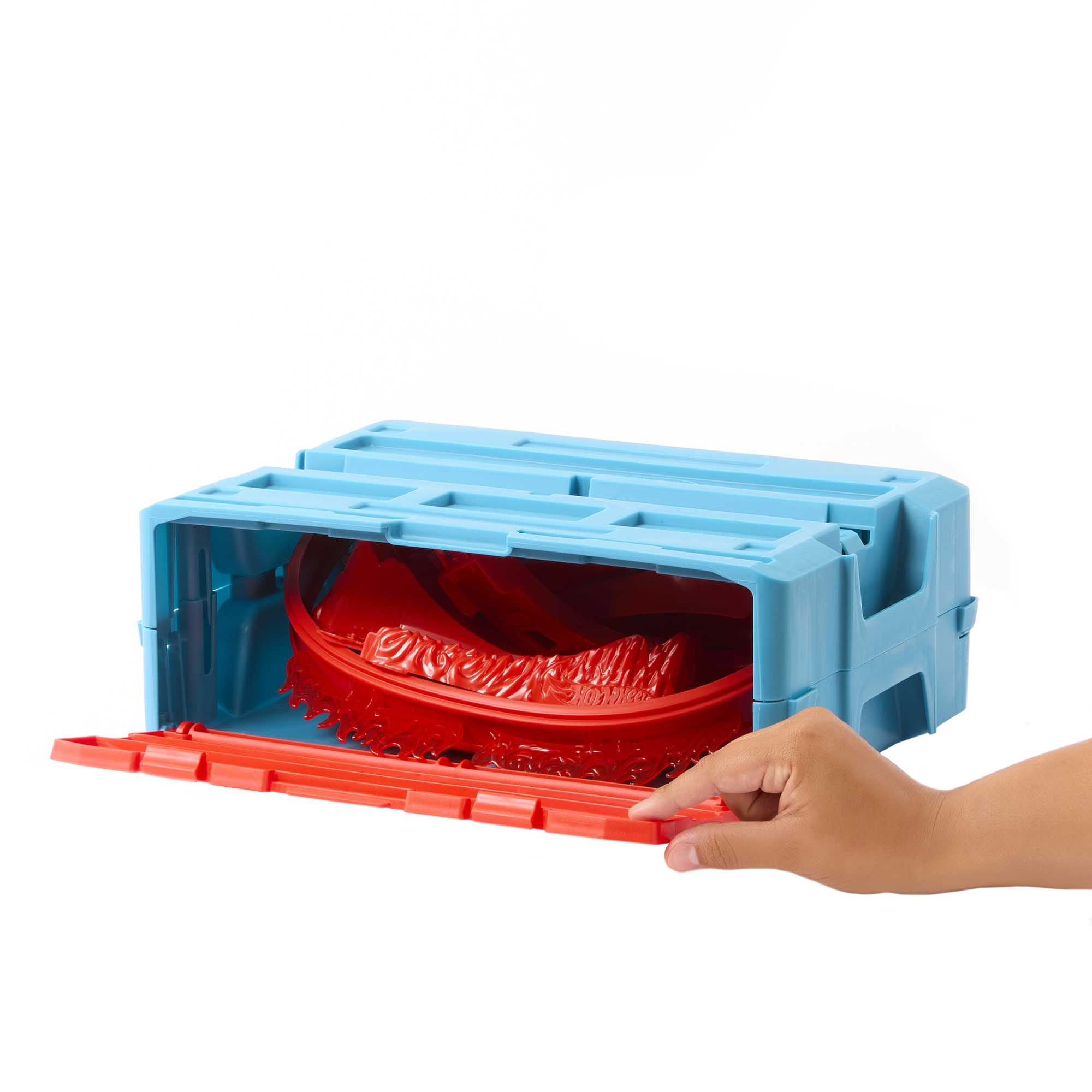 Hot Wheels Fire-Themed Track Building Set With 1 Hot Wheels Toy Car - Image 3