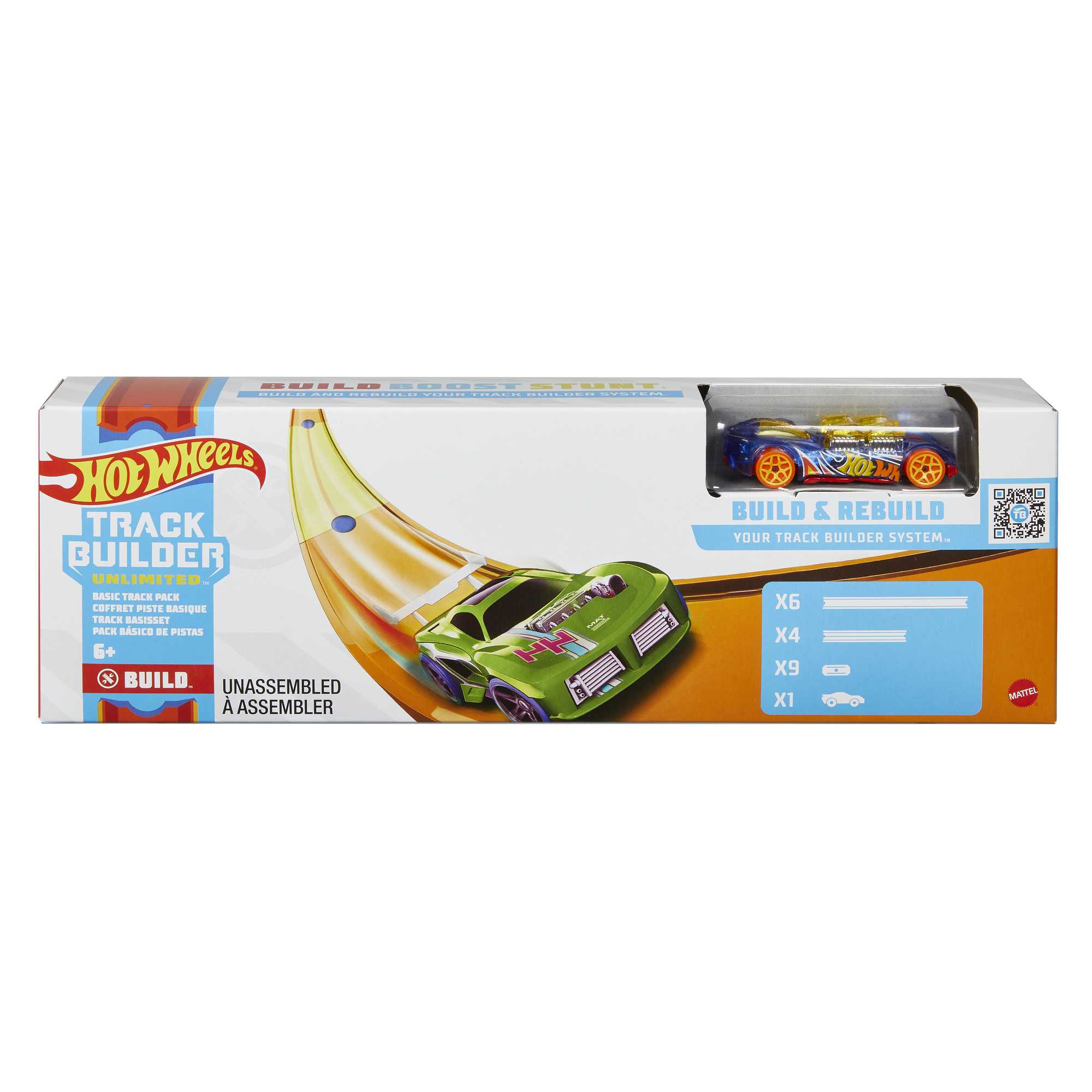 Hot Wheels Track Builder Unlimited Basic Track Pack, Track Set - Image 4