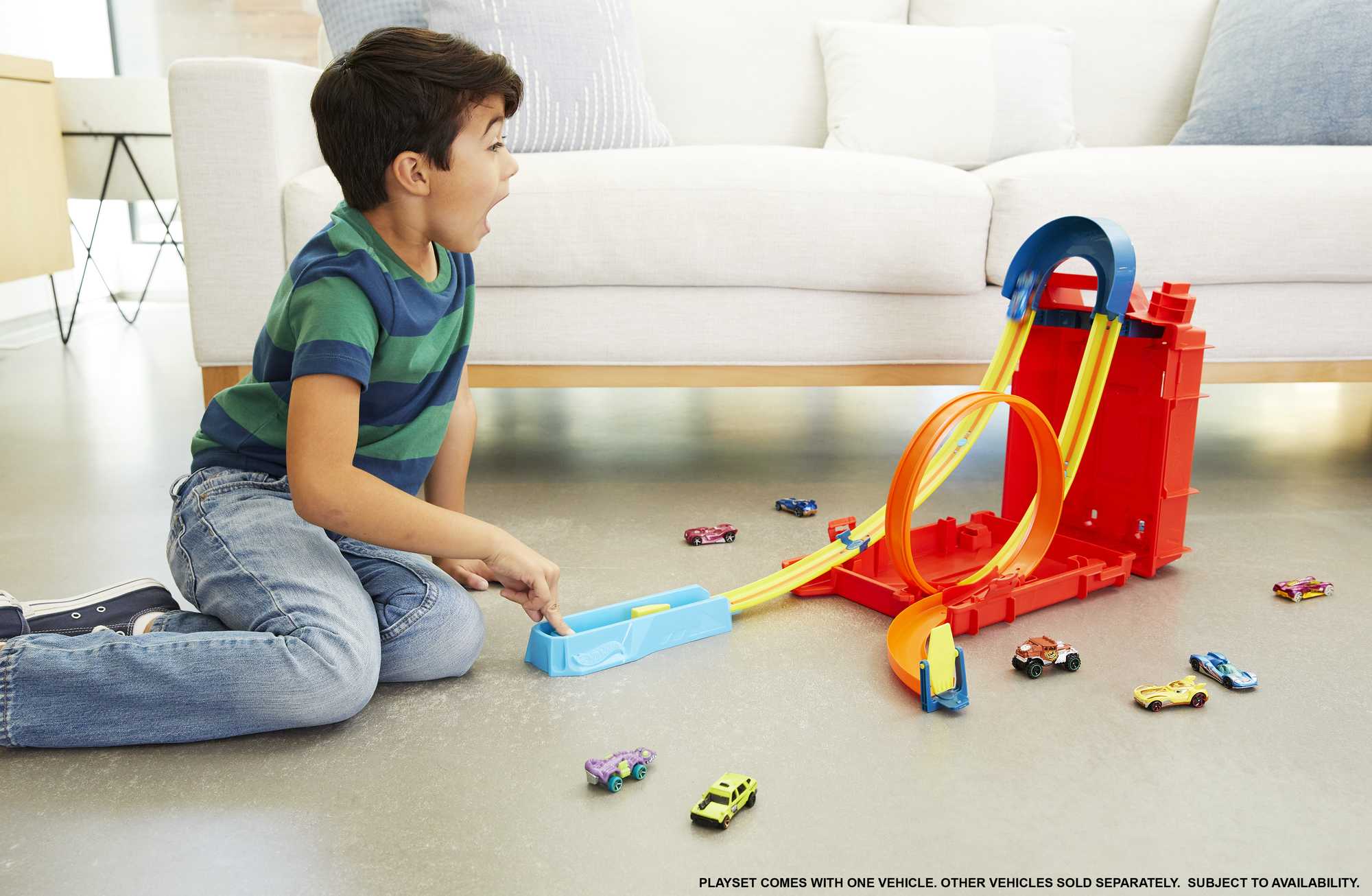 Hot Wheels Track Builder Unlimited Coffret Cascades Bidon D’Essence - Image 2