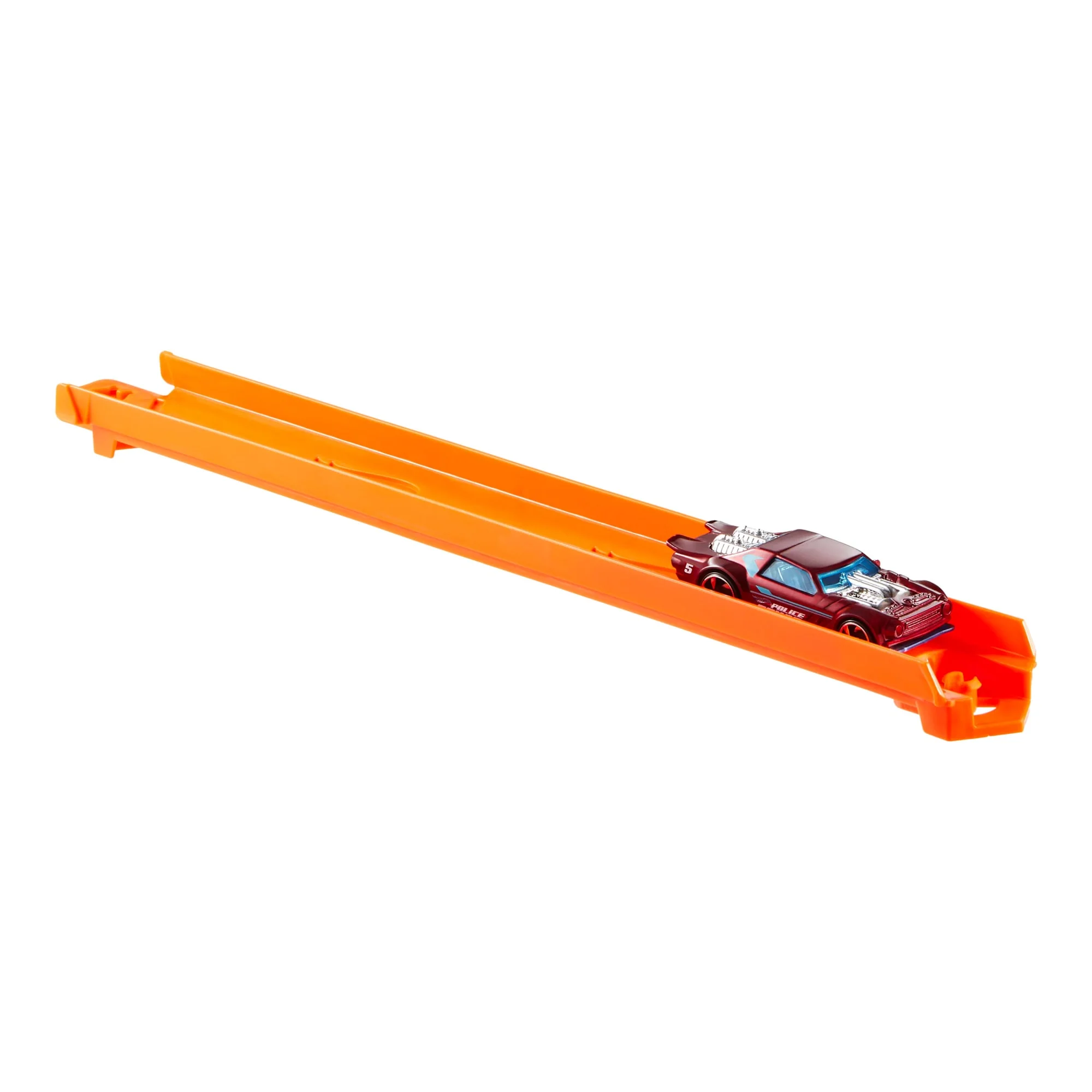 Hot Wheels Track Creator Car & Track Pack With 1:64 Scale Toy Vehicle, 10 Feet Of Speed Snap Track - Image 2