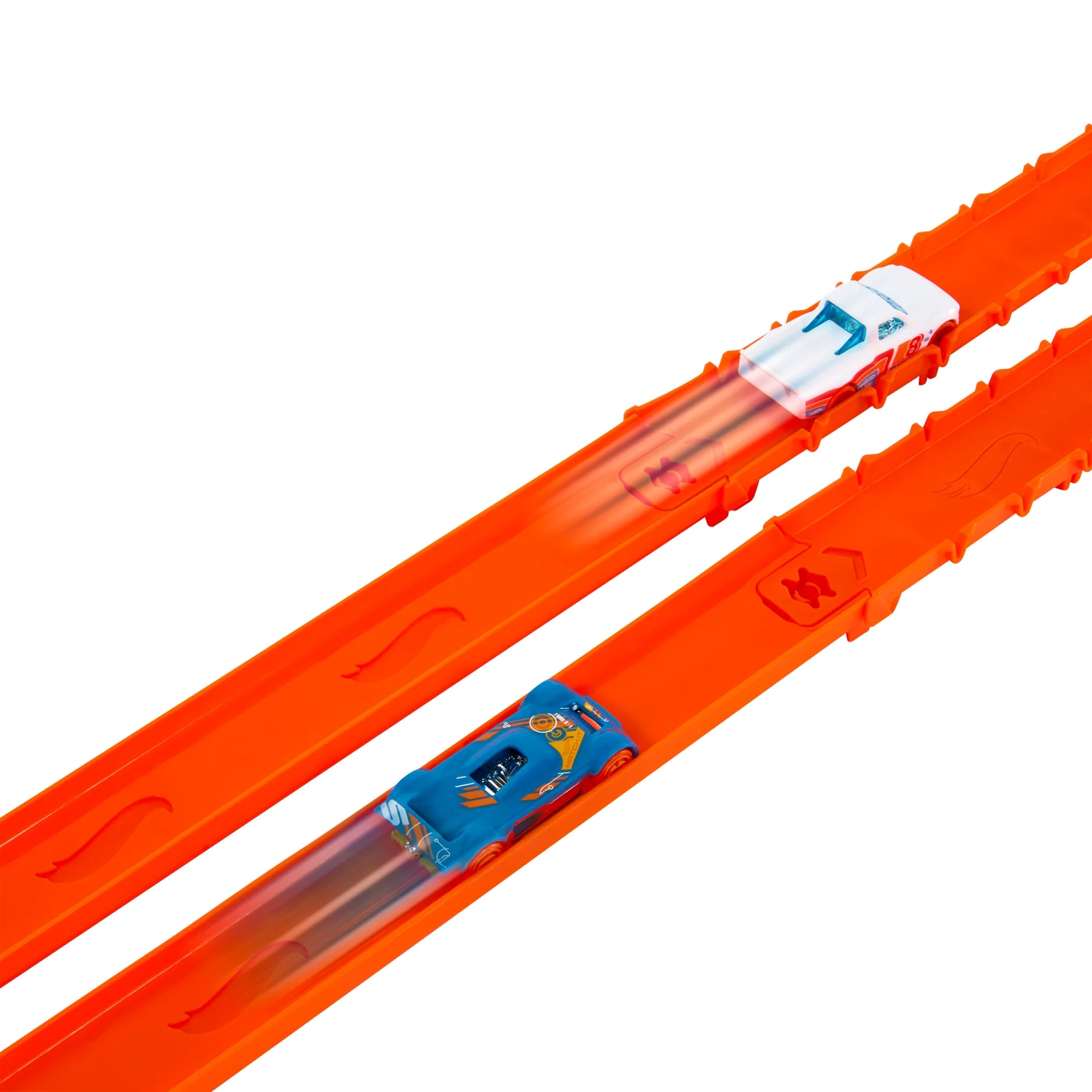 Hot Wheels Track Creator Deluxe Track Pack With 2 Toy Cars, 25 Feet Of Different Speed Snap Tracks - Image 4