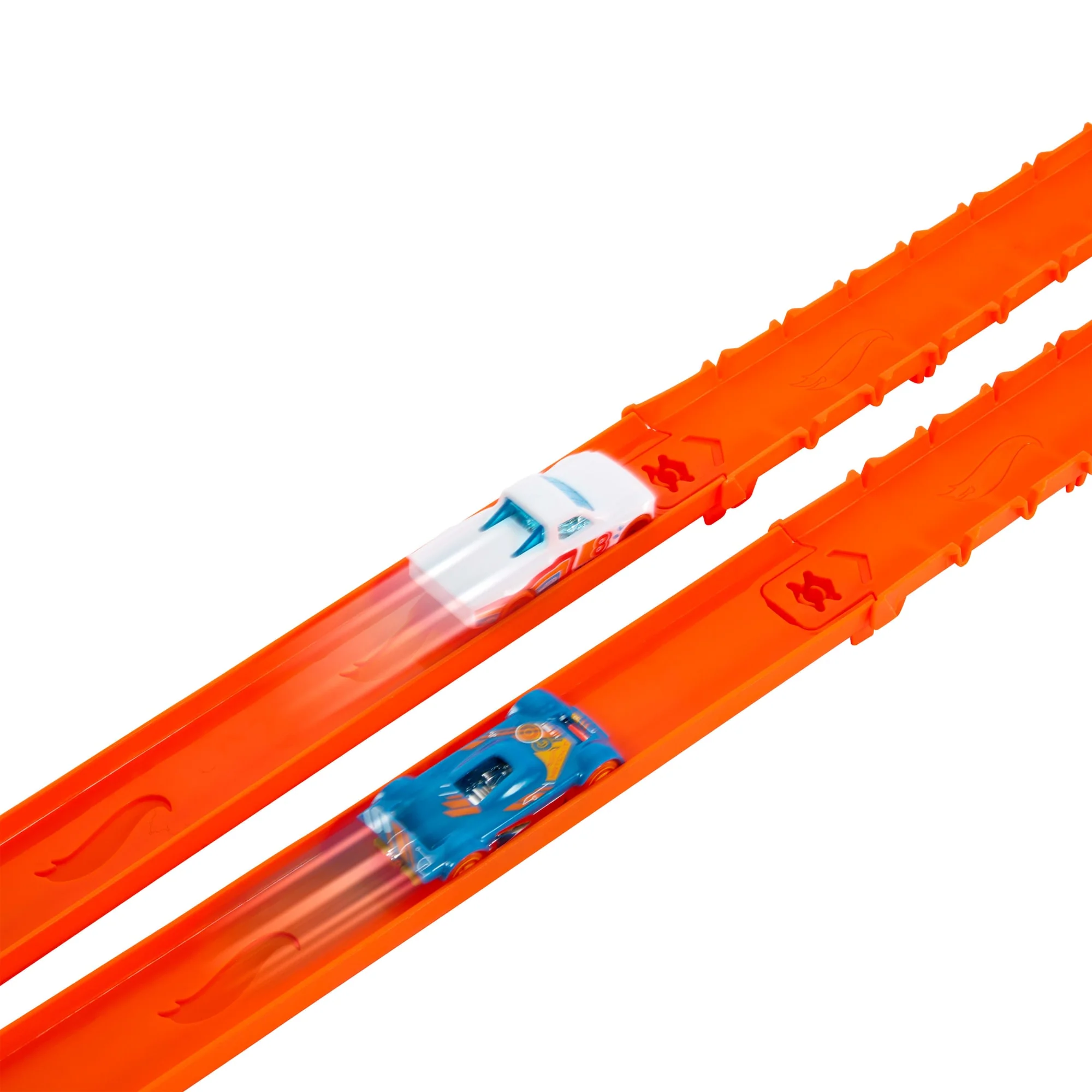 Hot Wheels Track Creator Deluxe Track Pack With 2 Toy Cars, 25 Feet Of Different Speed Snap Tracks - Image 5