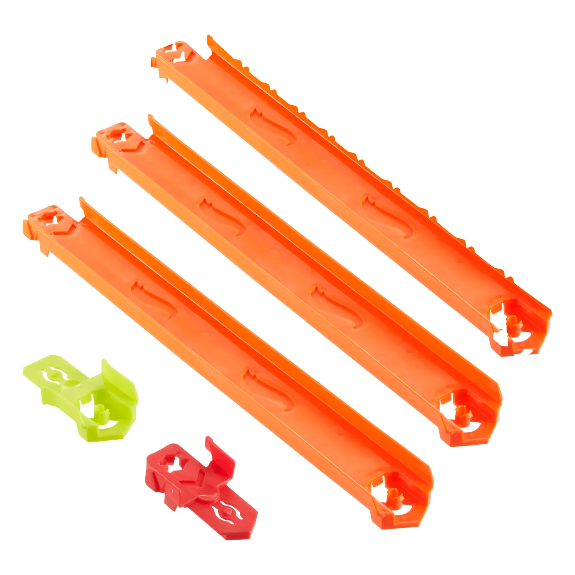 Hot Wheels Track Creator Straight Track Pack, 3 Feet Of Speed Snap Track & 2 Adapters - Image 2