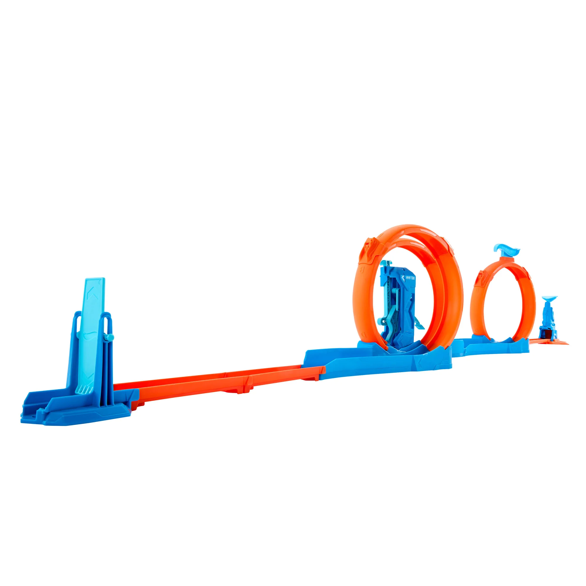 Hot Wheels Track Creator Triple Loop Pack & 1:64 Scale Toy Car, Track-Building Set - Image 5
