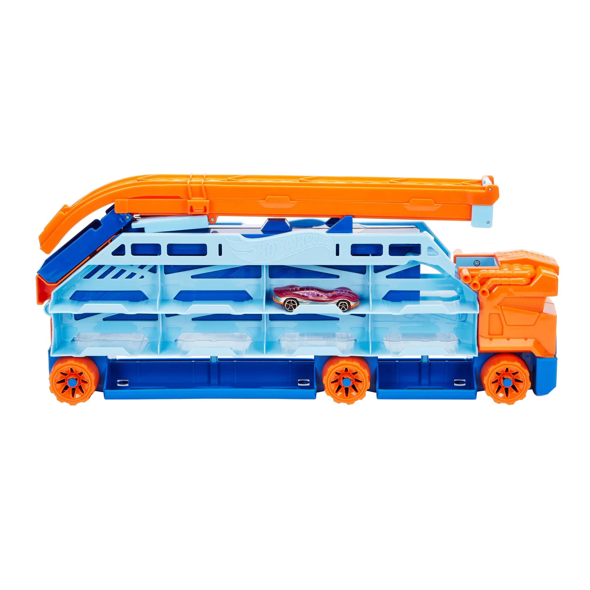 Hot Wheels Ville Transporteur Avec Pente de Vitesse, 1 Véhicule - Image 3