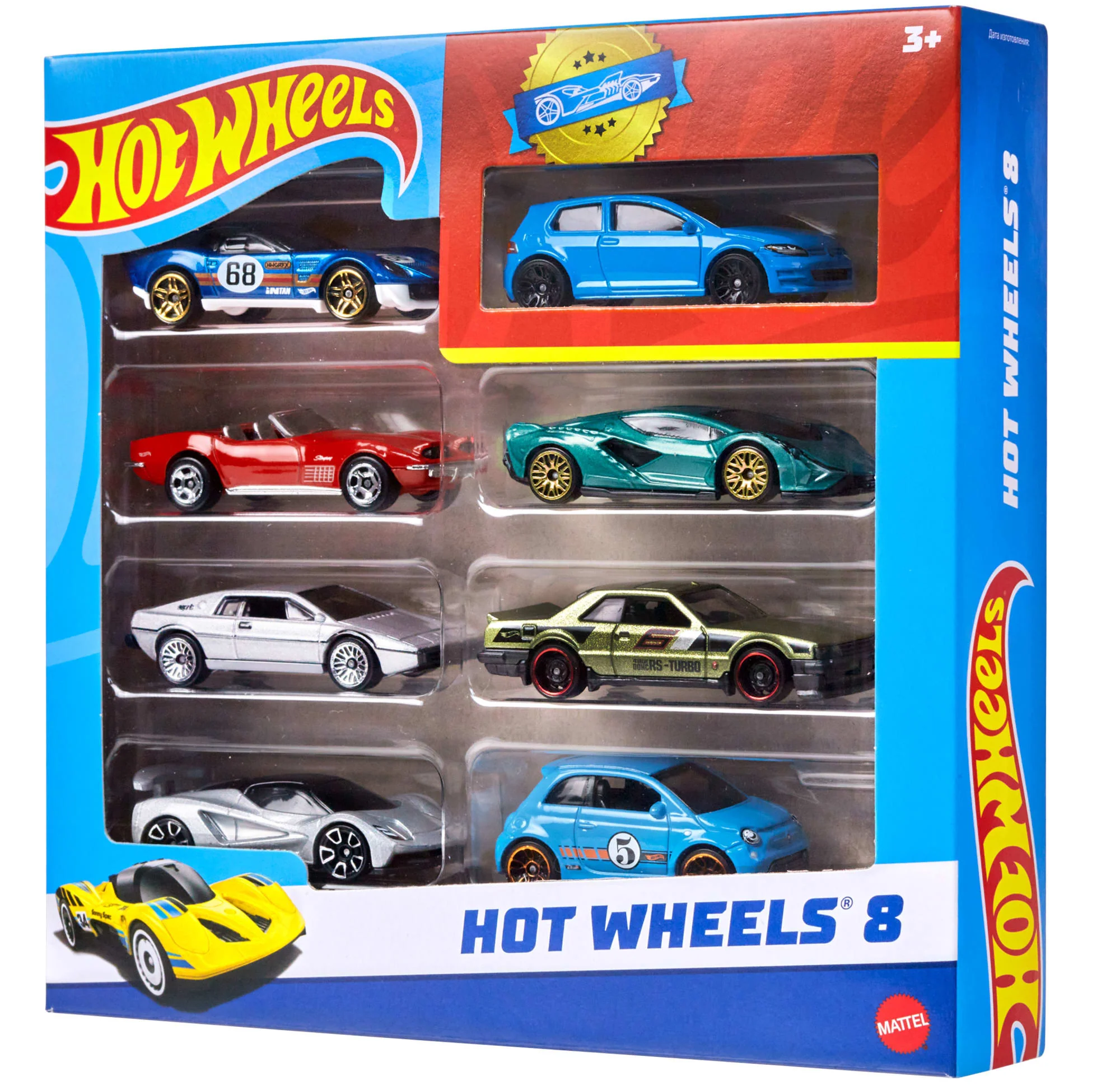 Hot Wheels Véhicules de Base Coffret de 8 - Image 5